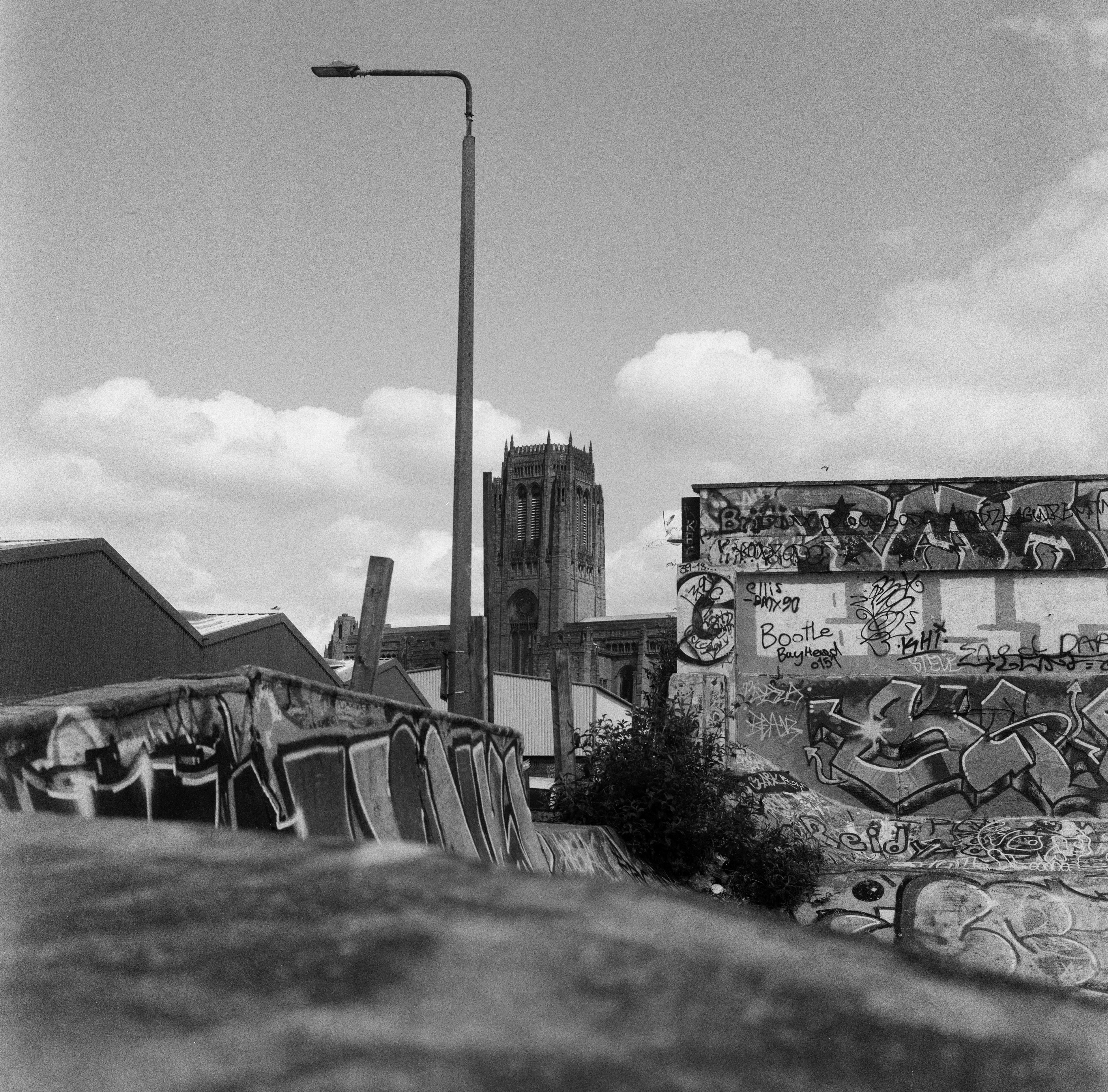Liverpool, Shot on Bronco SQ, Ilford HP5