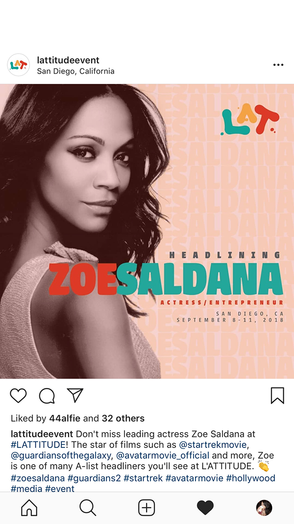L’ATTITUDE campaign graphic