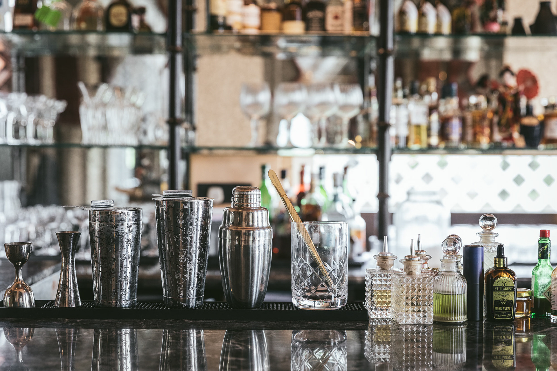 Hotel bar scene photo Birgit Mayled