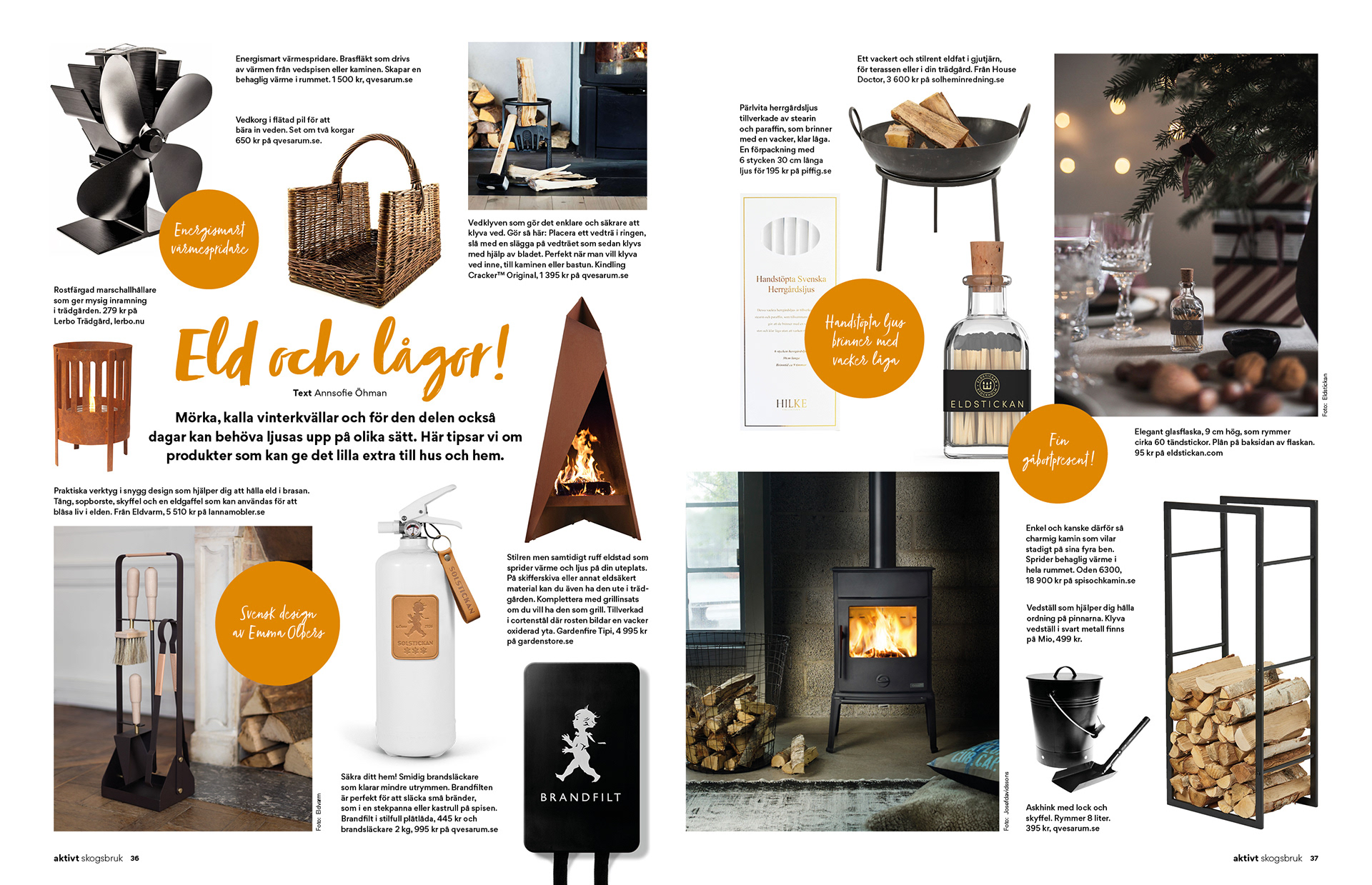 Uppslag, inspiration i magasin
