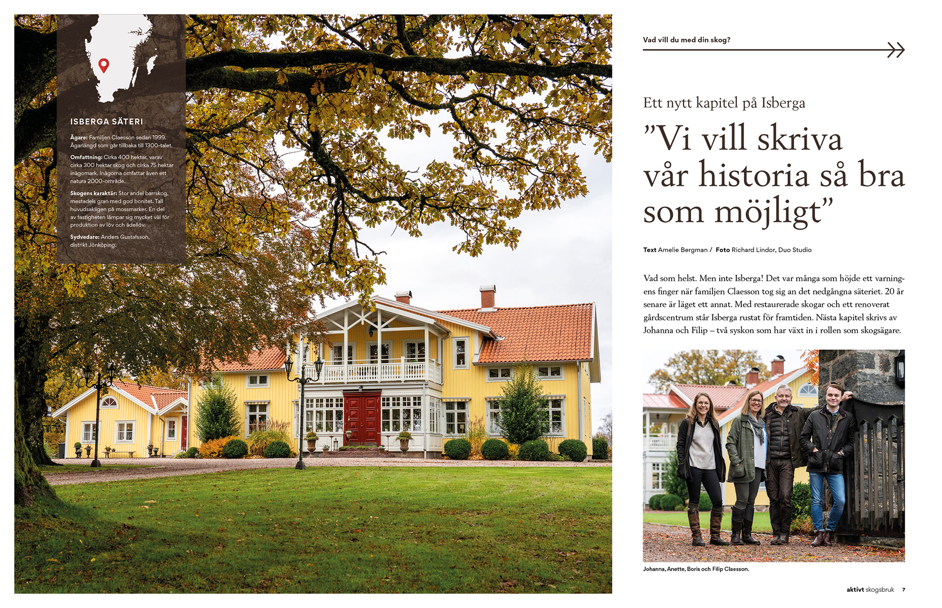Tidningslayout, Aktivt Skogsbruk.