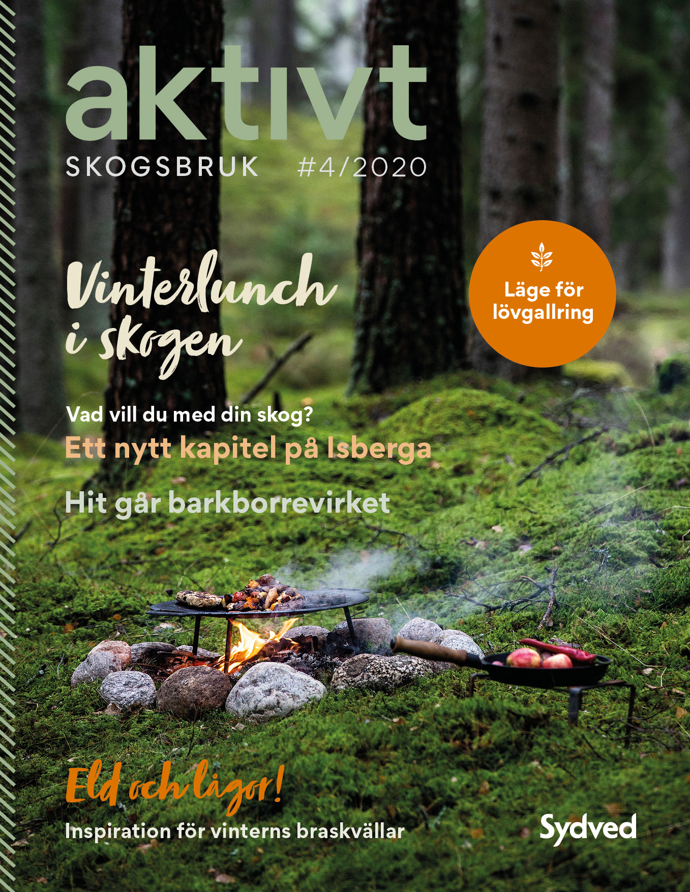 Tidningsdesign, omslag Aktivt Skogsbruk