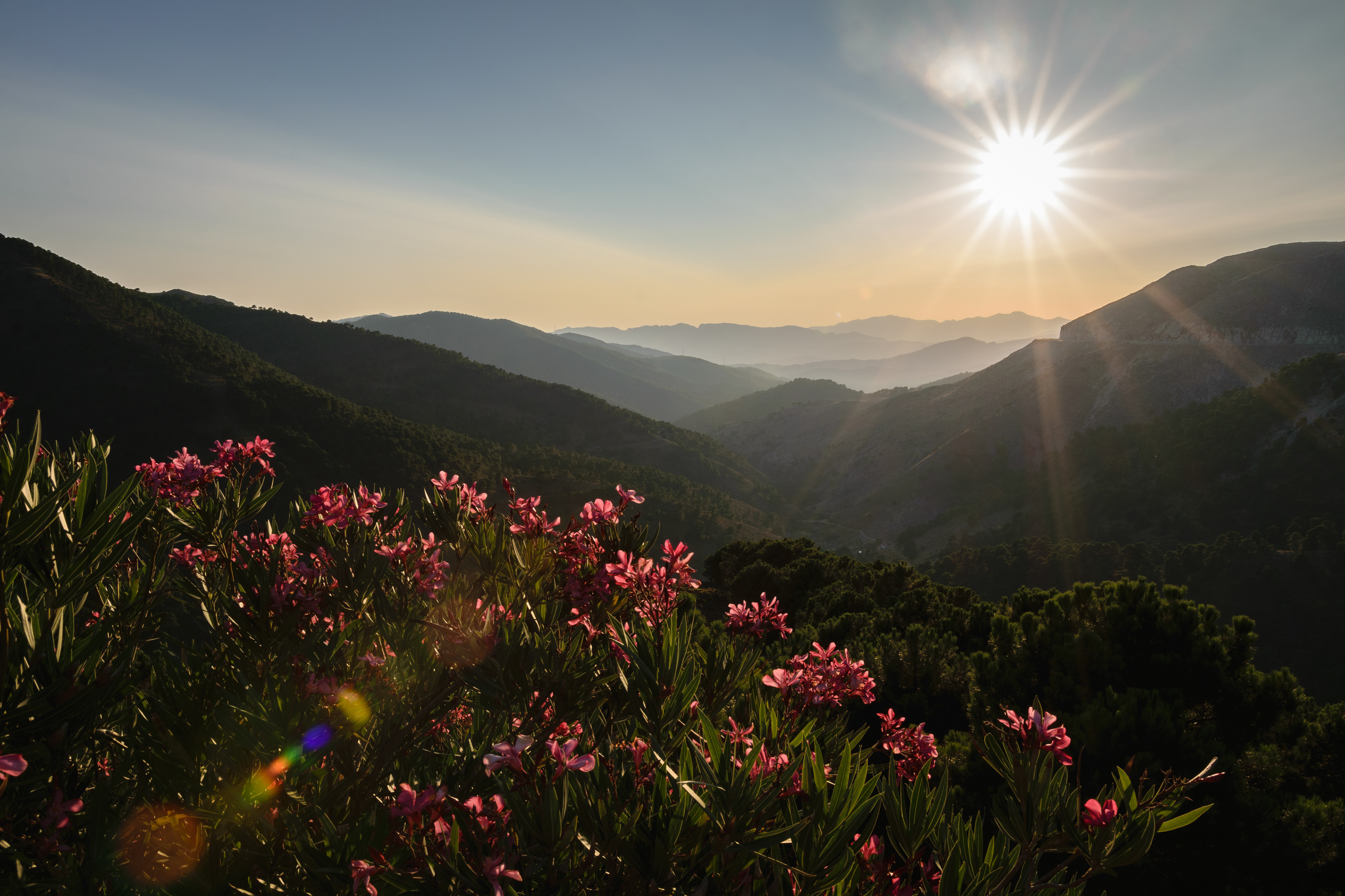 Spain, Andalucia sunset