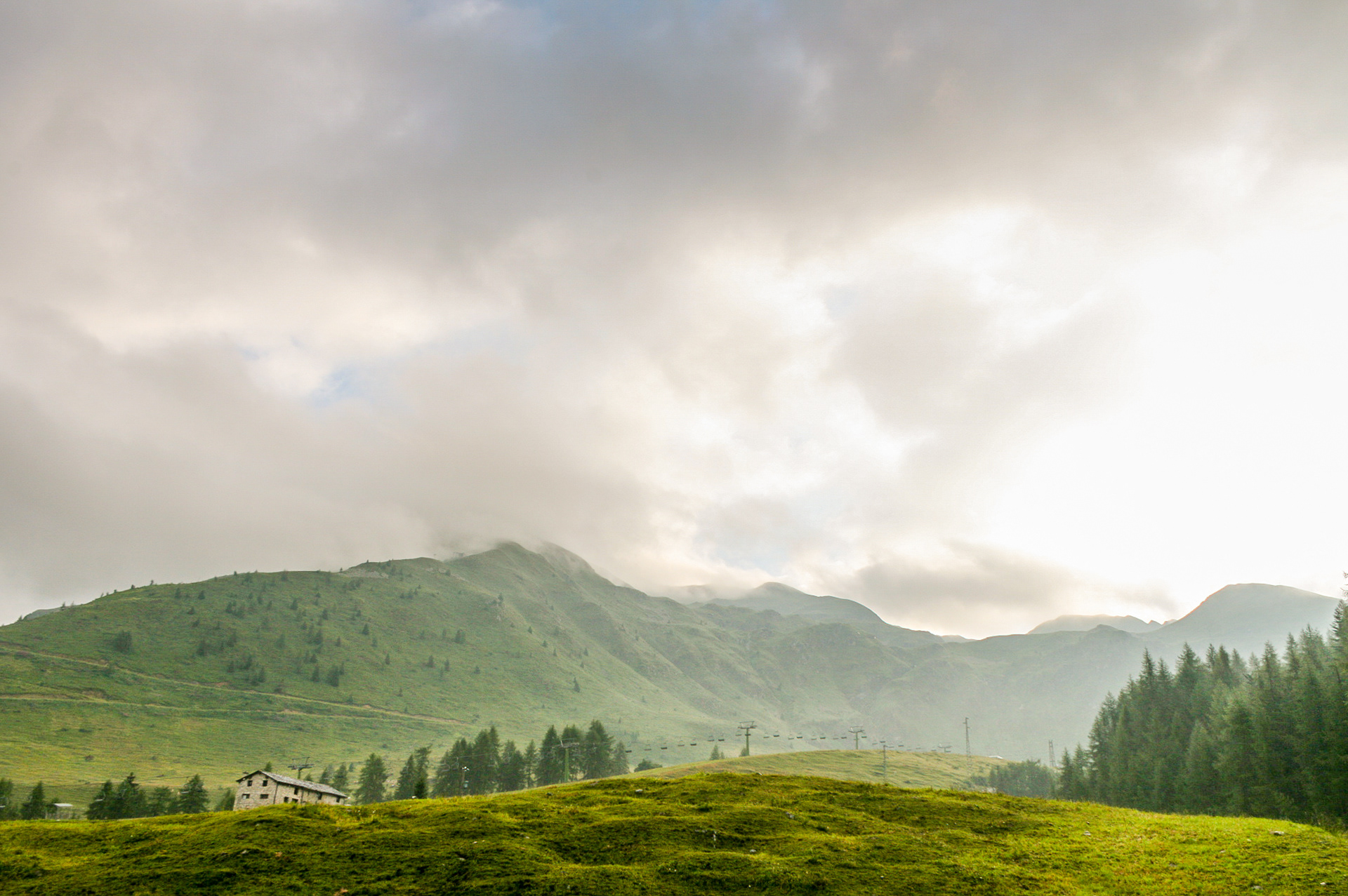 Green Italian Alps Mountains