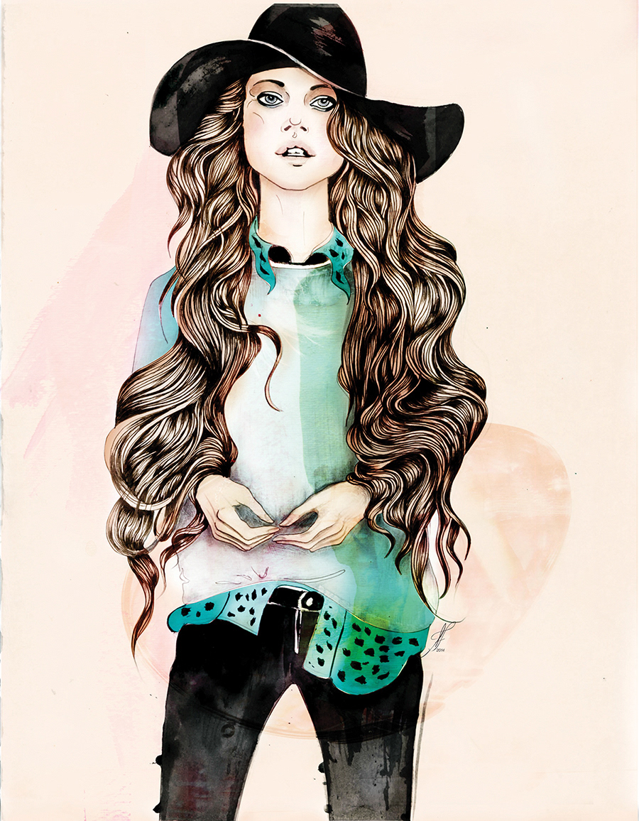Promotional Fashion Illustration