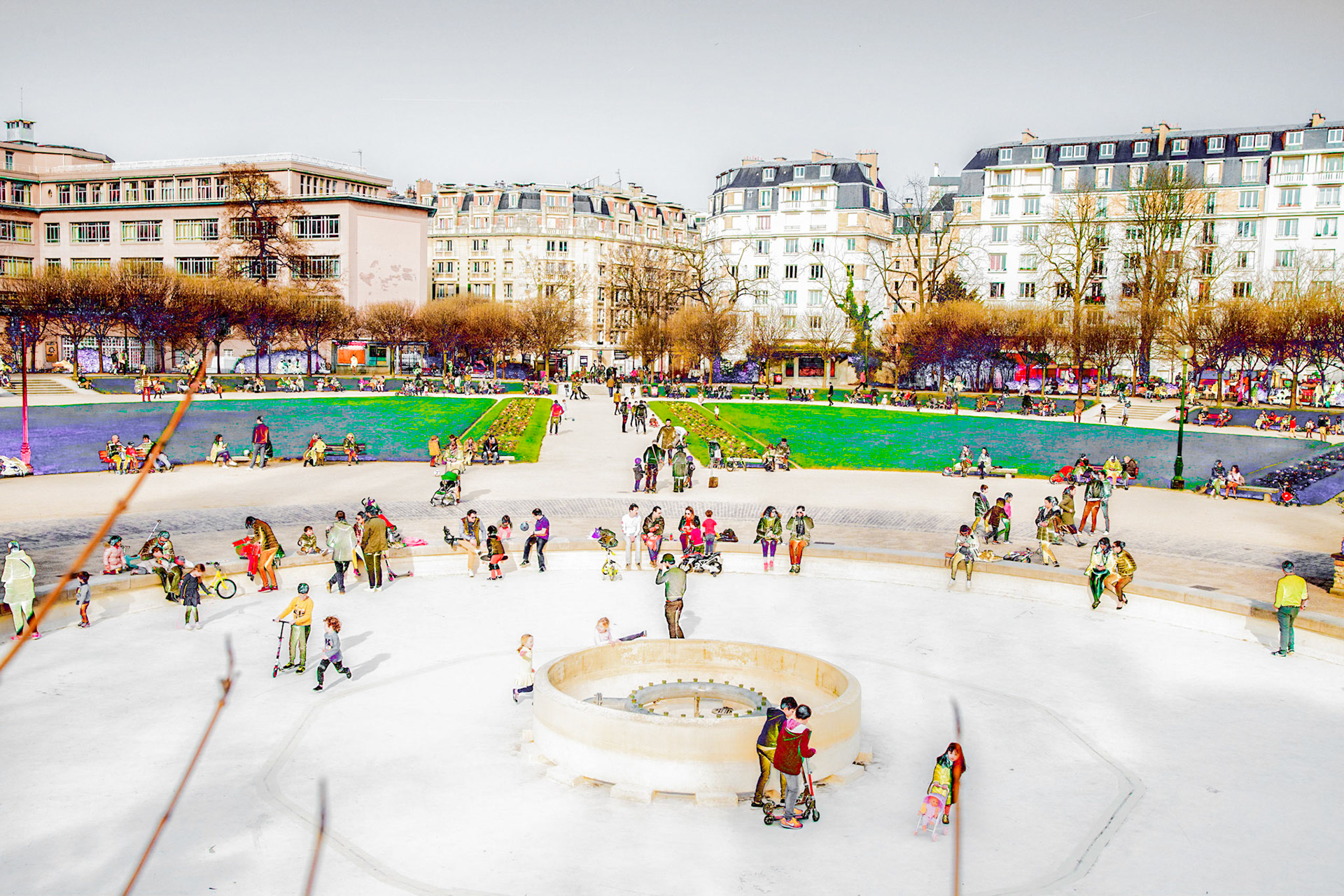 Paris 16h19 24/03 Square St Lambert