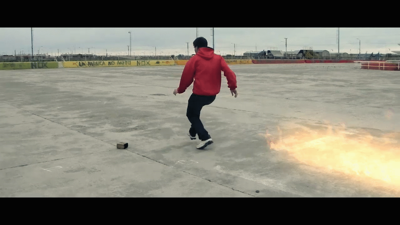 Practicing tracking and flying and using Action Essentials