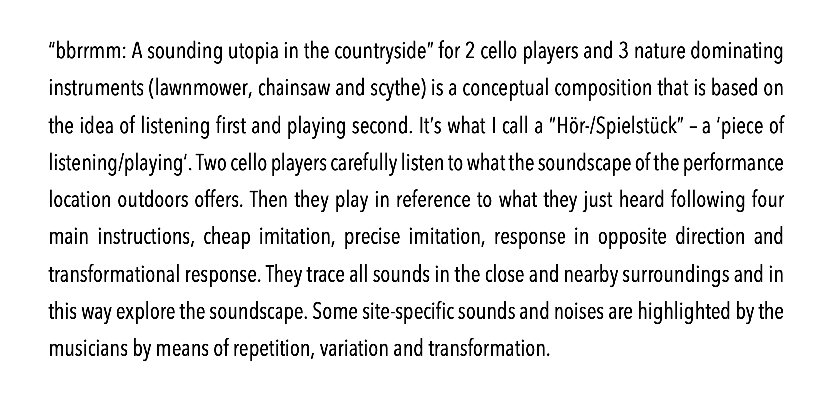 bbrrmm – description (1) by Alex Nowitz