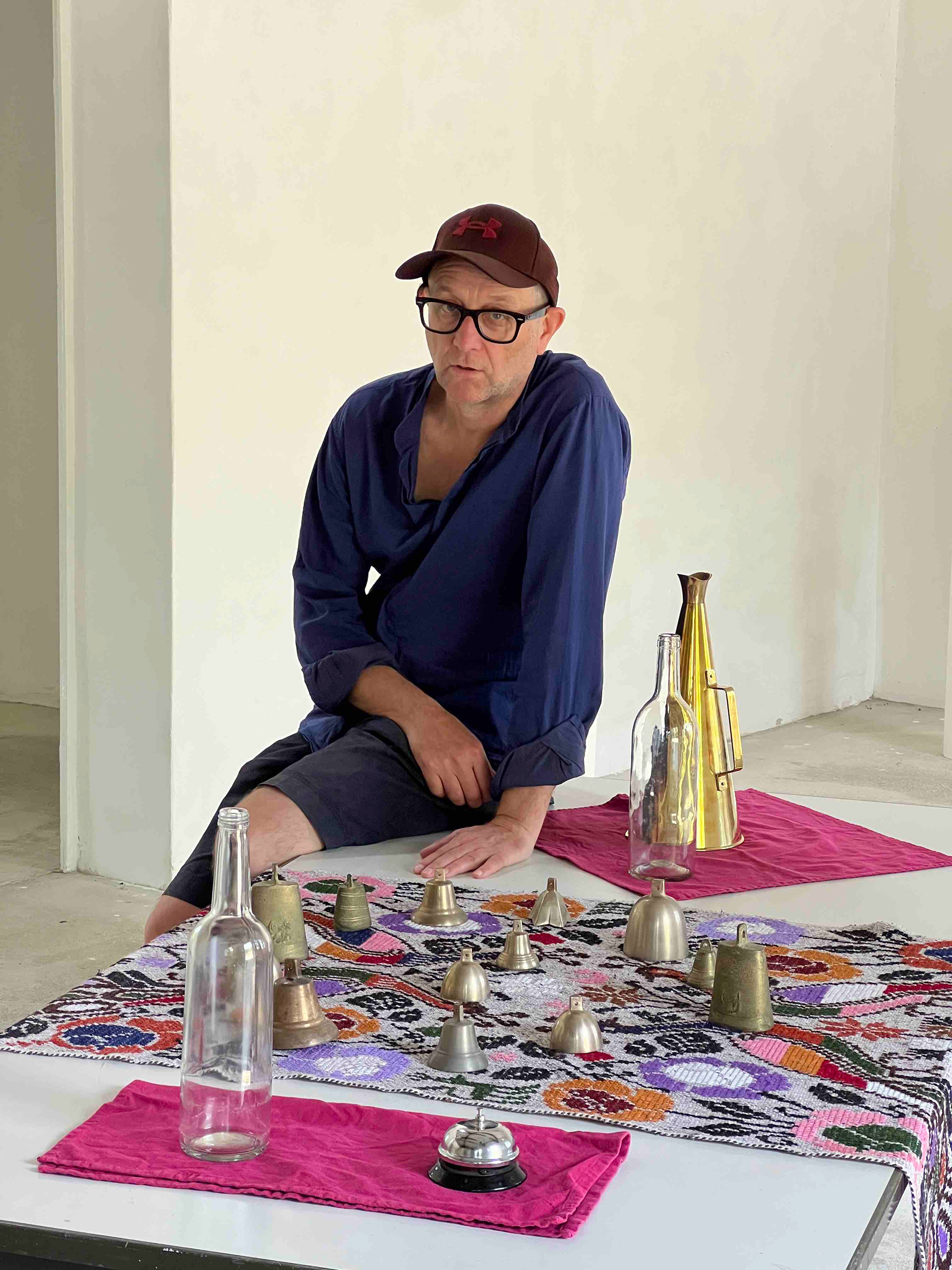 Alex Nowitz's sound parcourse for the piece "drei plus x" ©Vitalii Shupliak