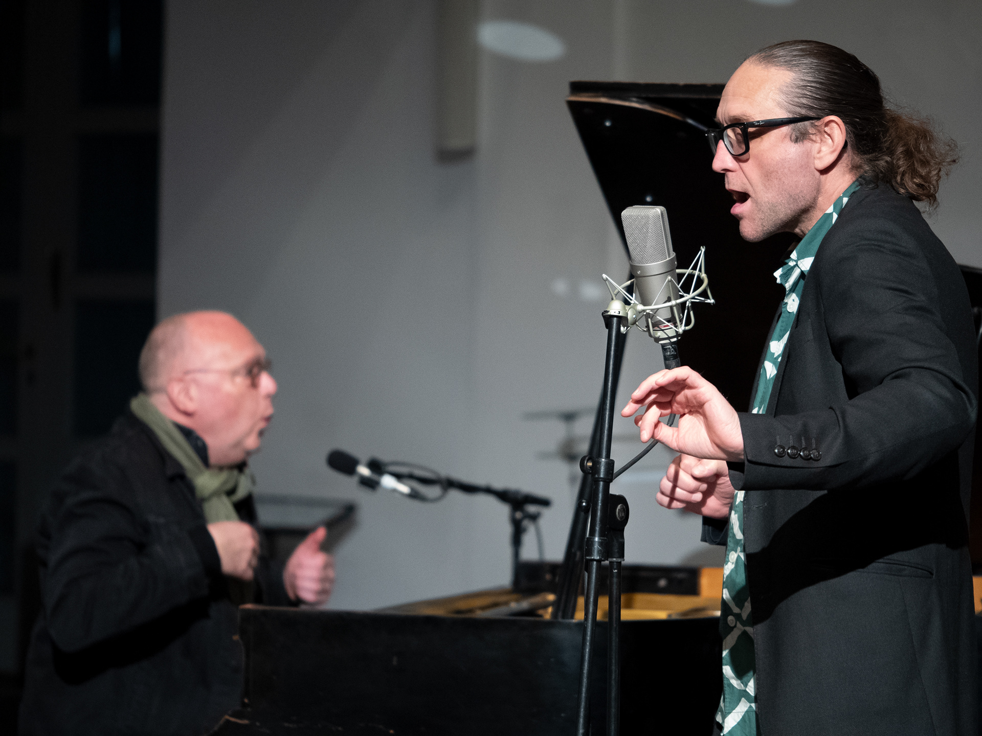 Sten Sandell & A.N., Designing Voices Berlin, 4 Nov. 2021 — Photo: Sebastian Rausch