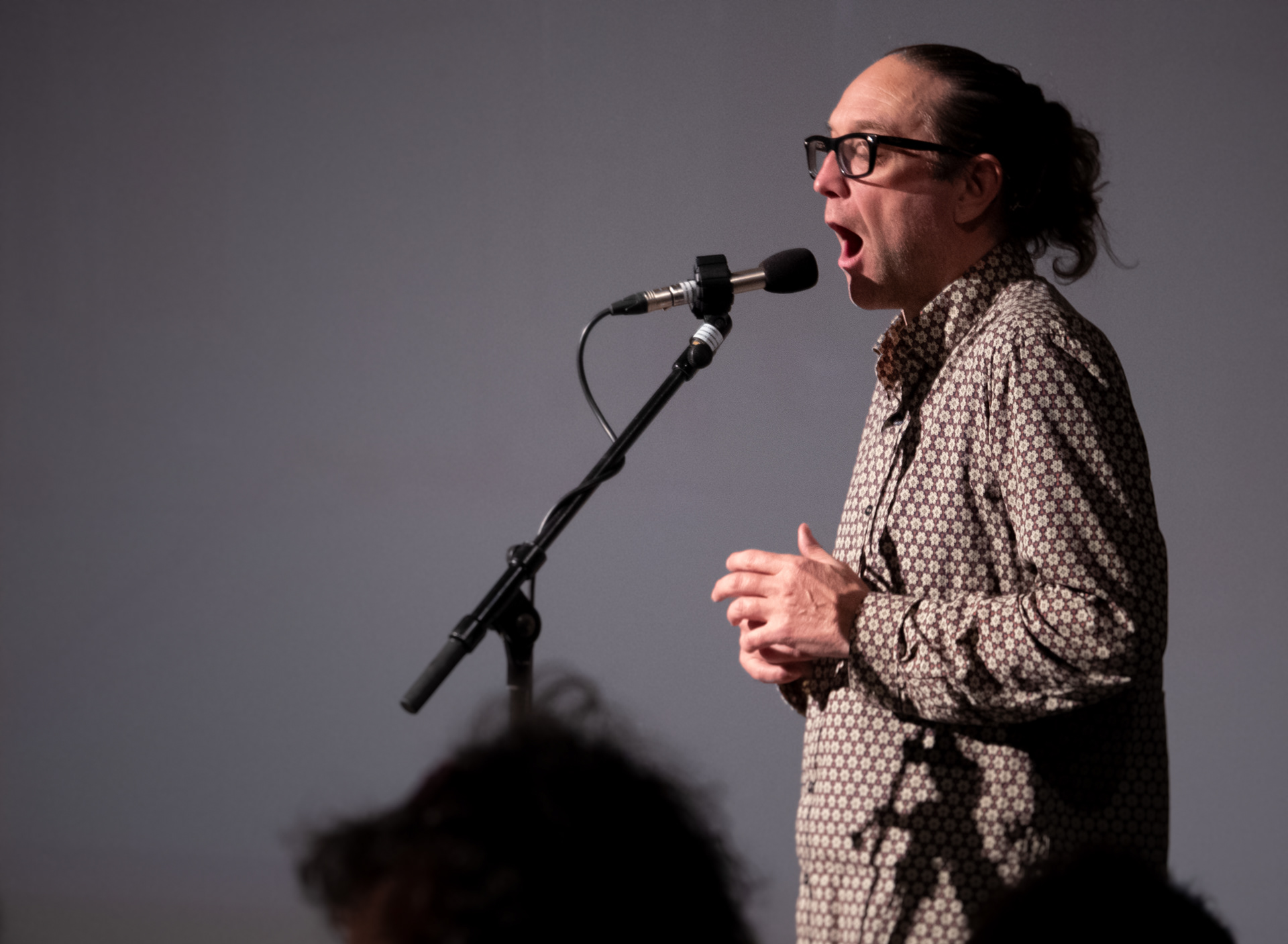 Alex Nowitz, Designing Voices Berlin, 6 Nov. 2021  — Photo: Sebastian Rausch