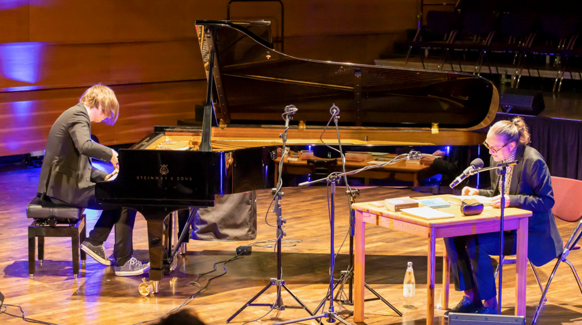Michael Wollny & Alex Nowitz in Köthen; image: Henner Fritzsche