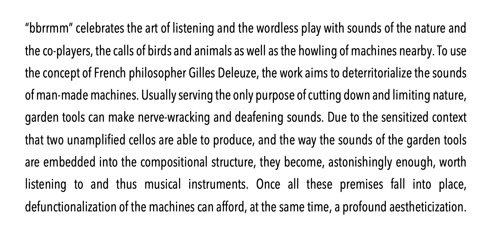 bbrrmm – description (2) by Alex Nowitz