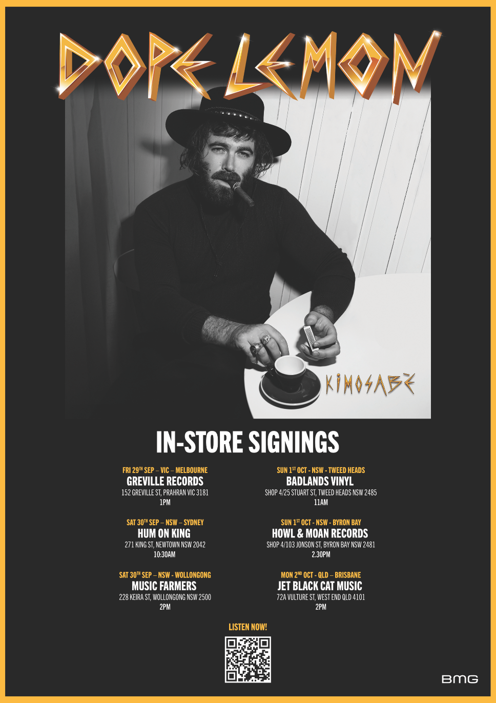In-Store Signing A2 Poster - All Locations