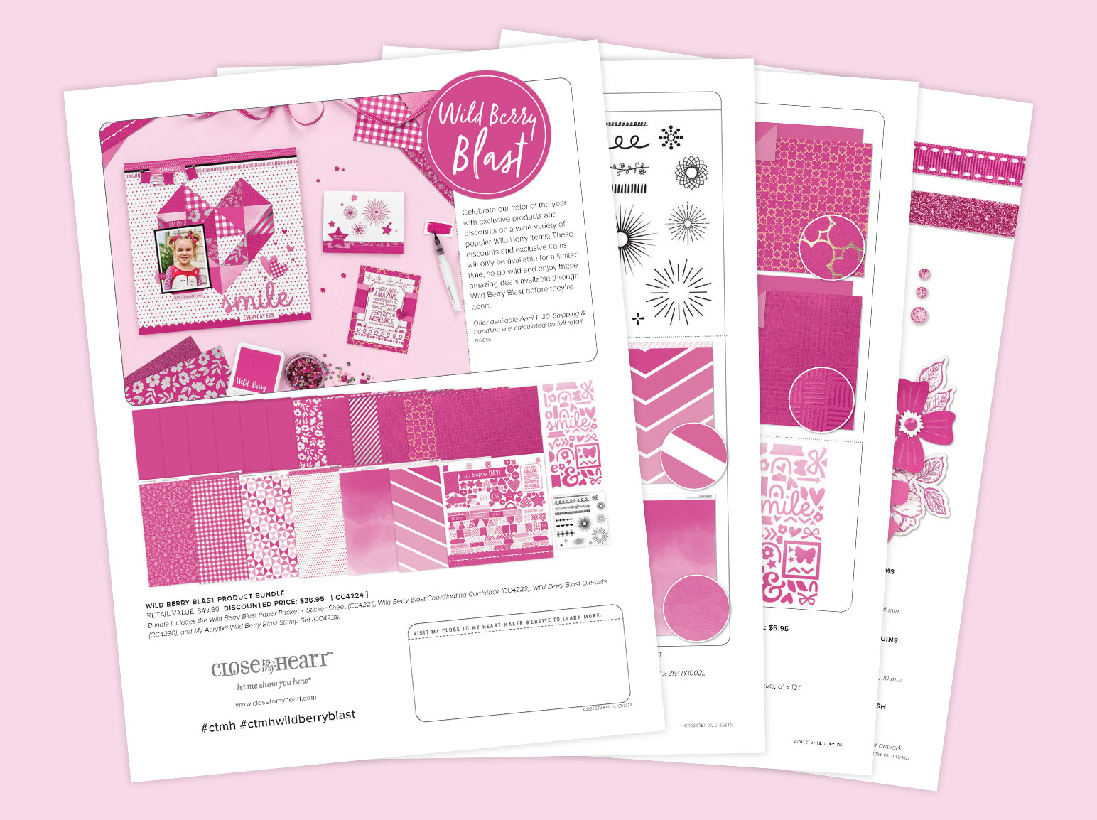 Flyers created for consultants to use in their business