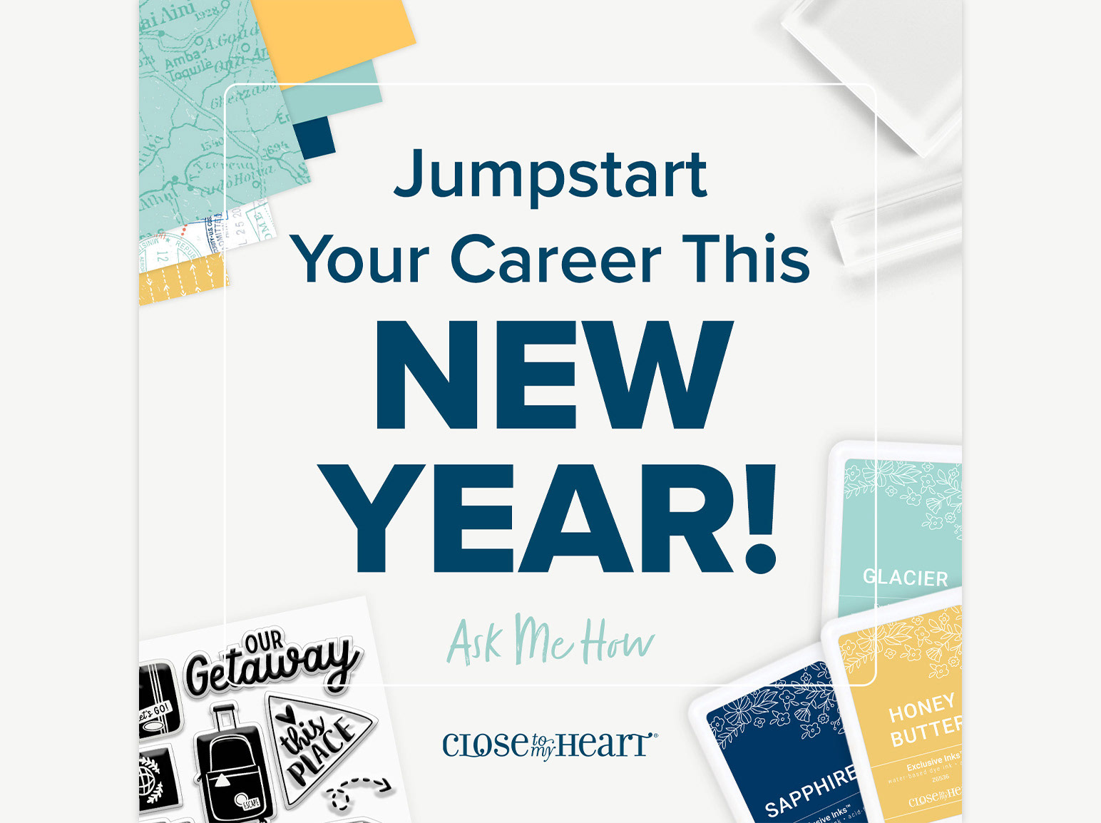 Digital ad for New Year campaign