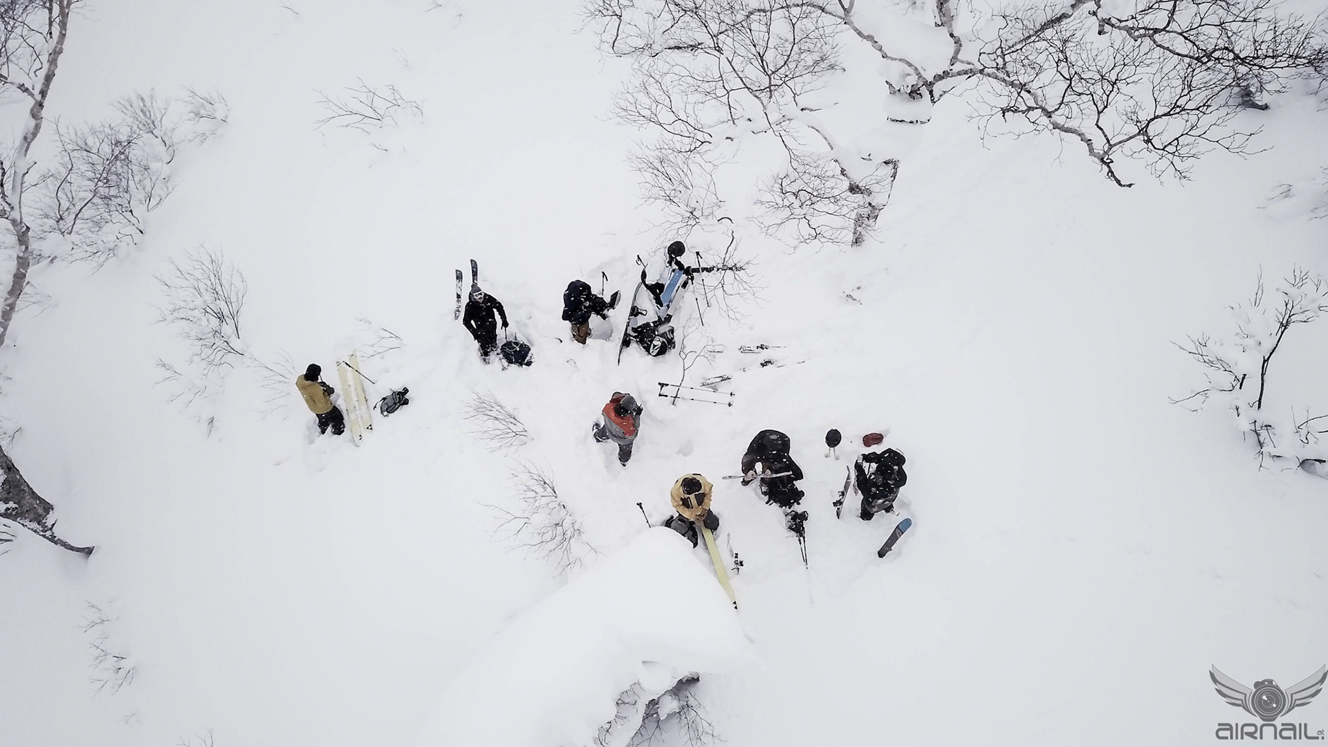 Japan freeride droning