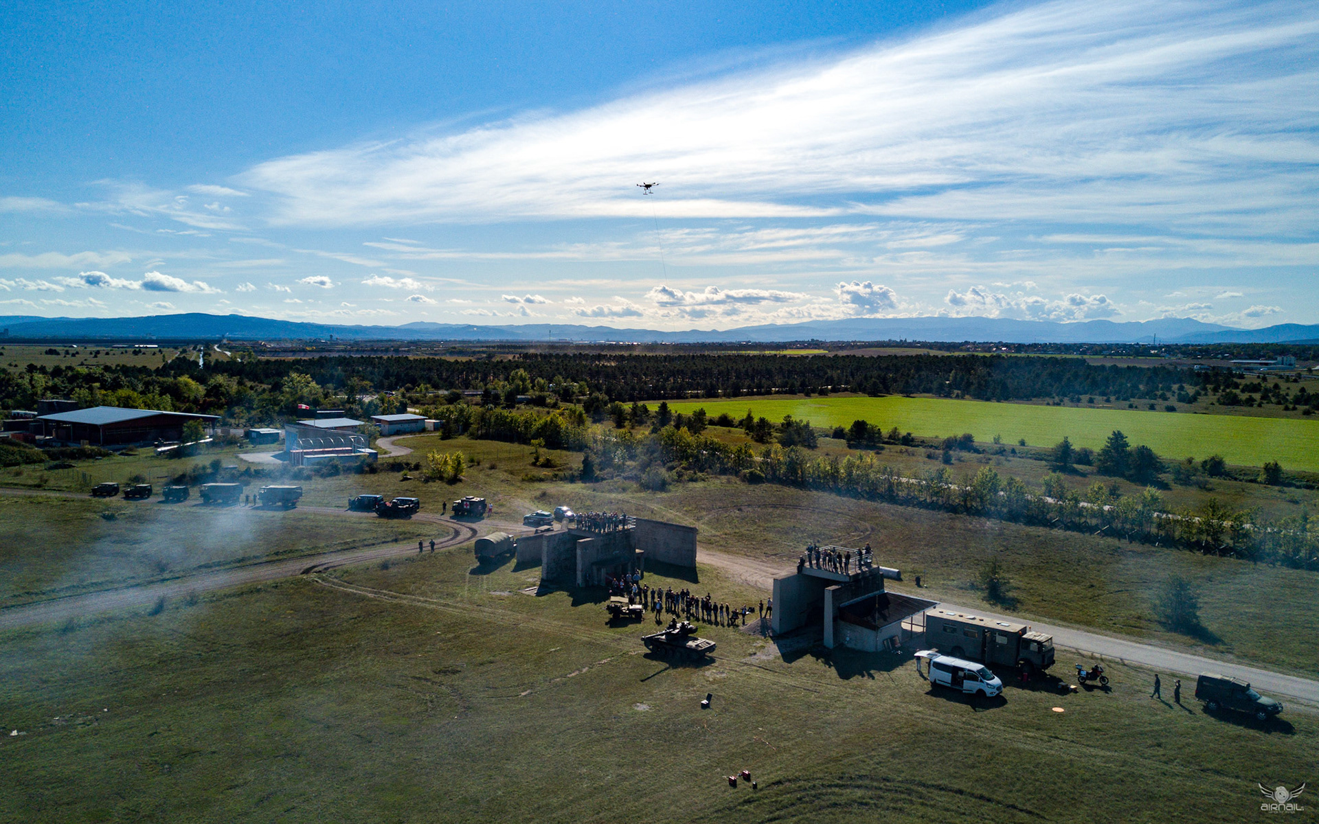 BMLV demo day (tethered drone audio broadcast)