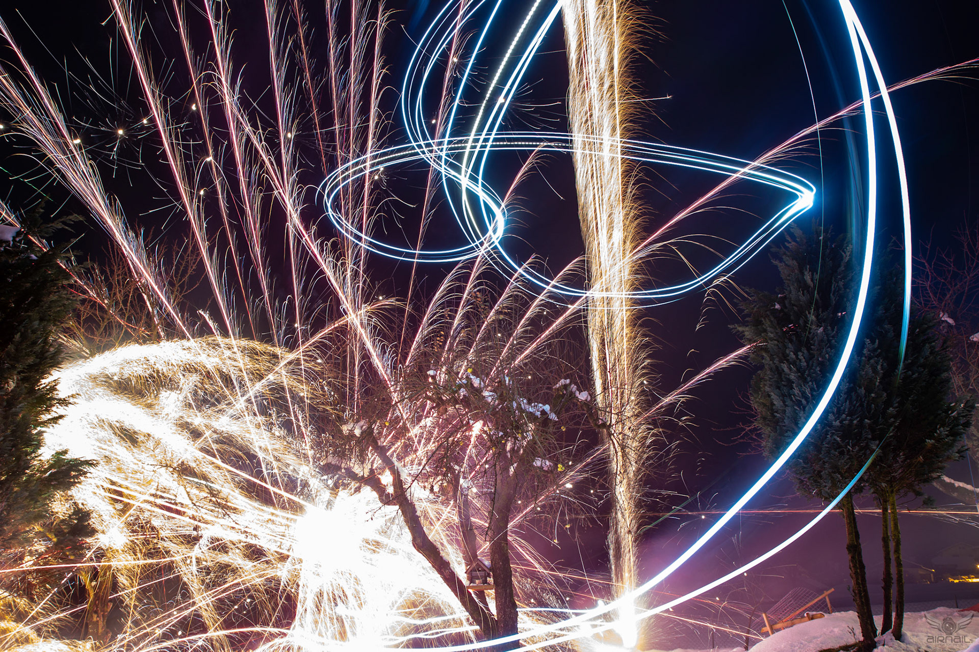 Drones and Fireworks 2021