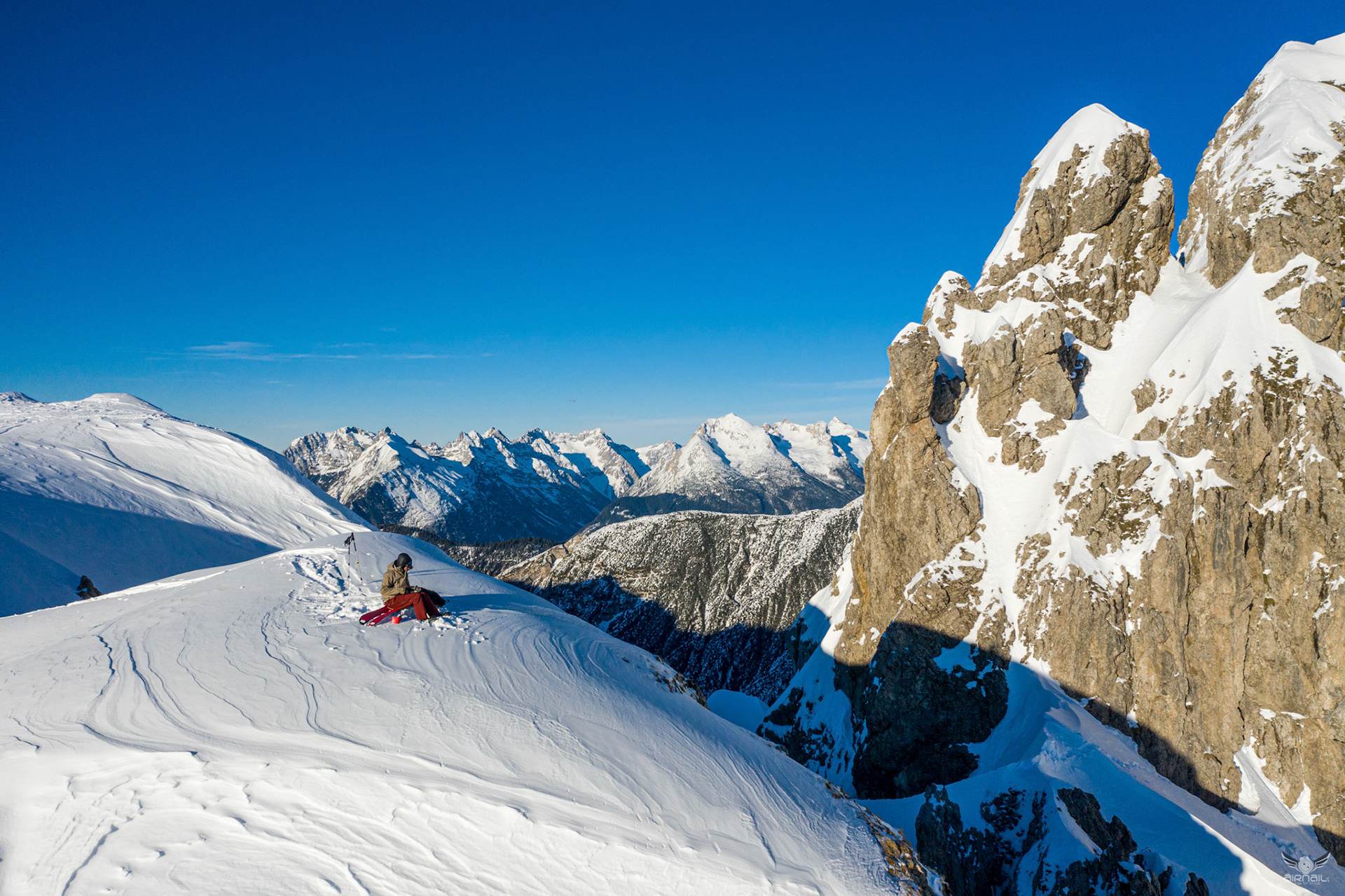 Freeride filmmaking Alps