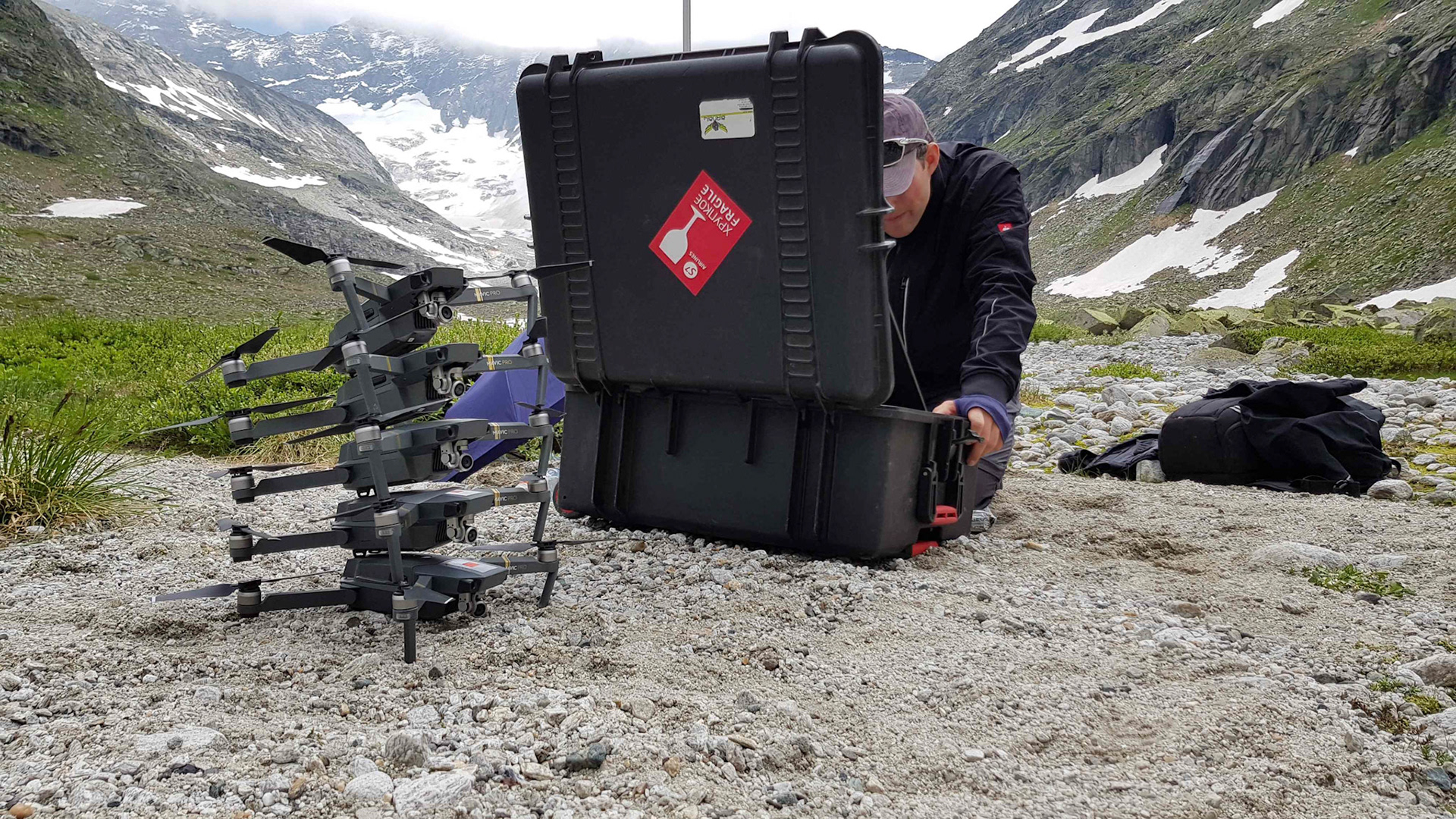 Large area Mapping tests, Alps