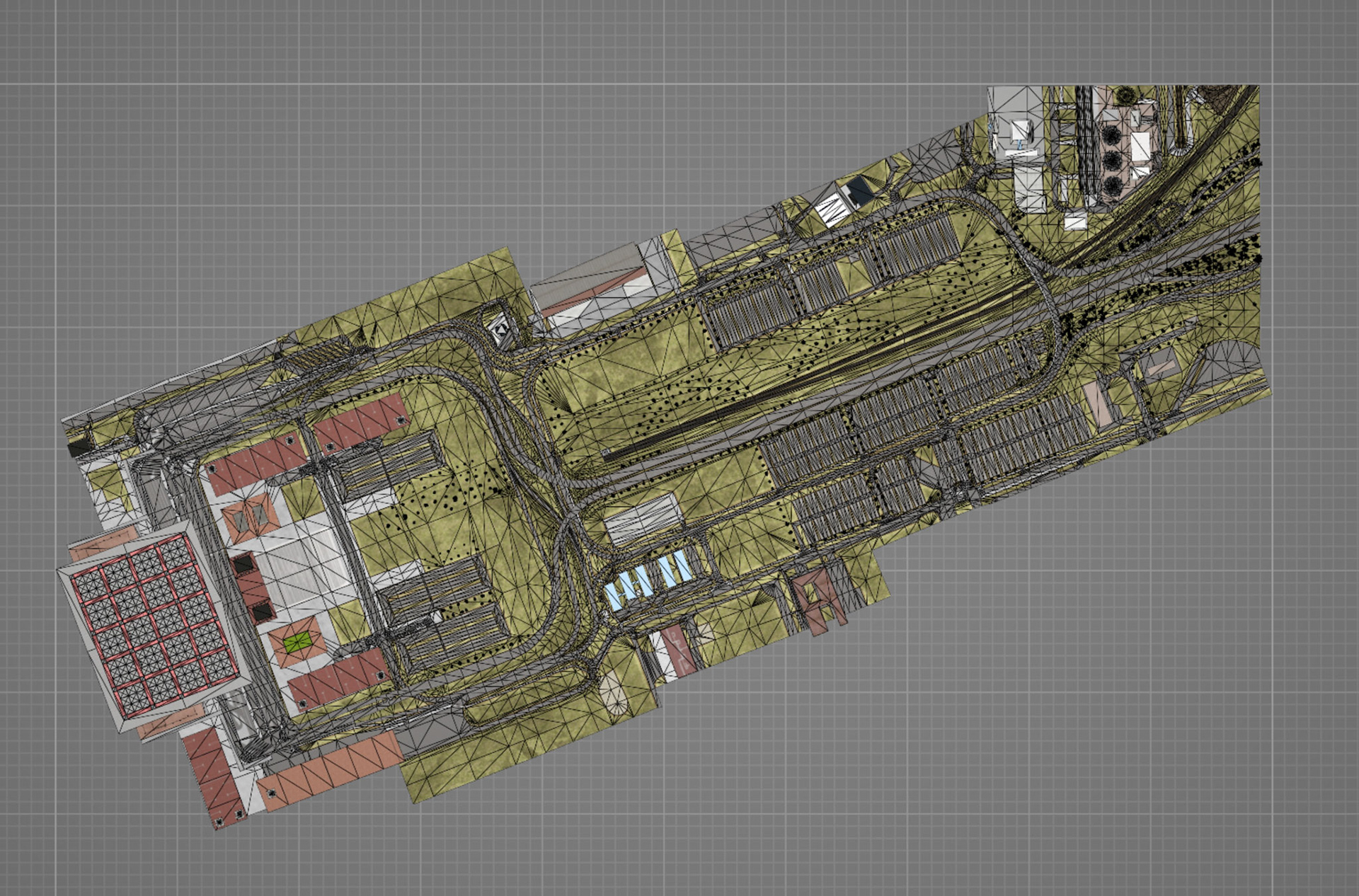 Germany, Berlin-airport mapping
