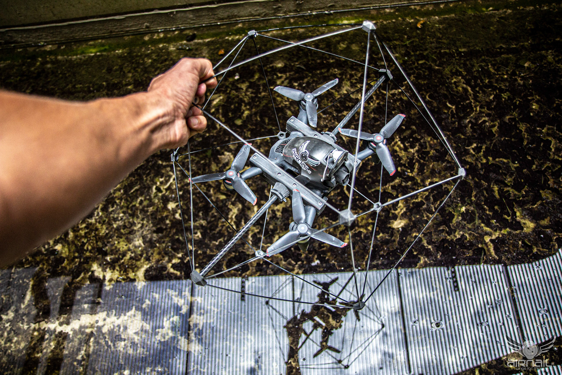 DJI caged