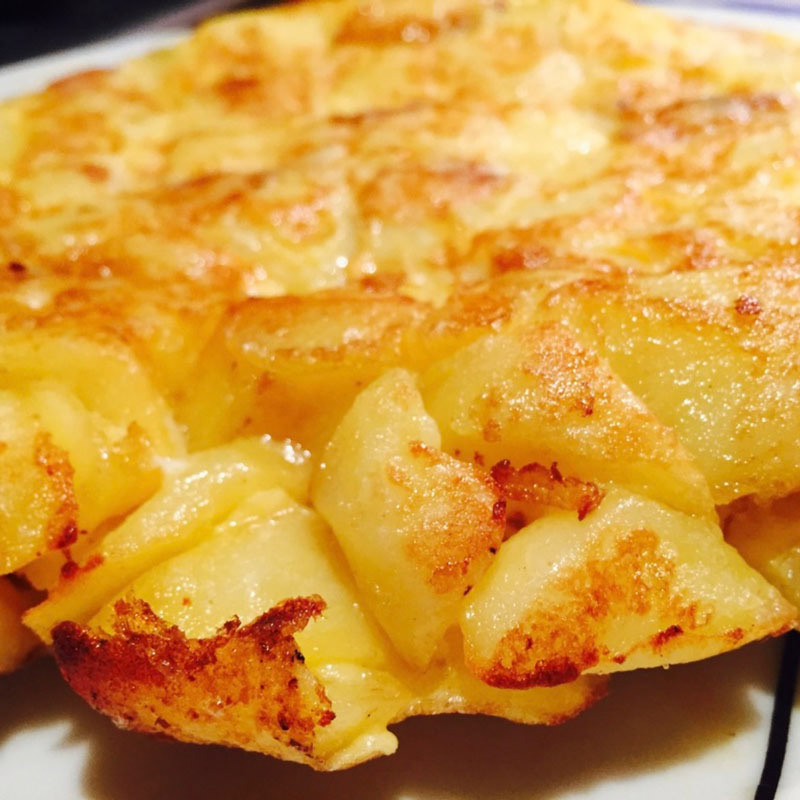 The best tortilla de patatas I ever made was in Oxford!