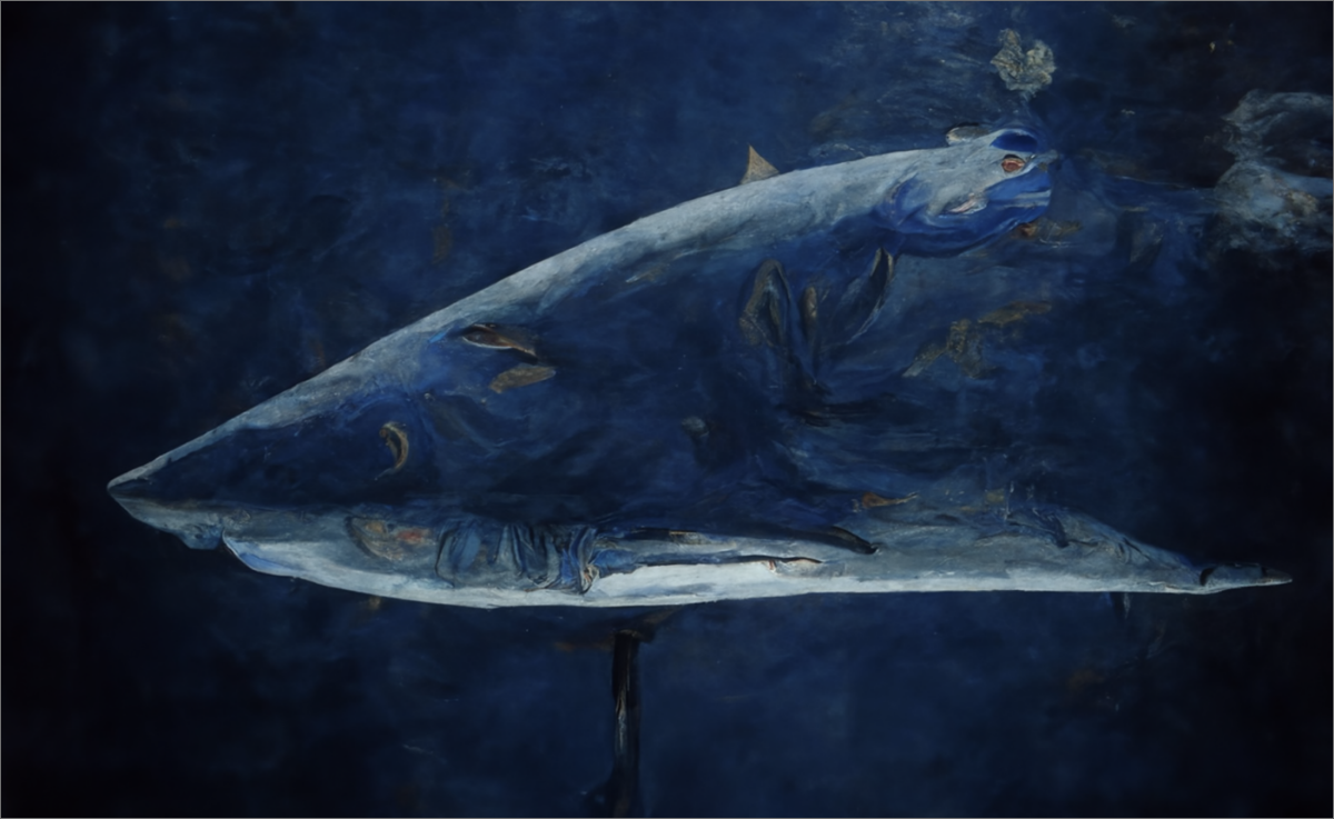 Prompt: “Shark painted by Monet”