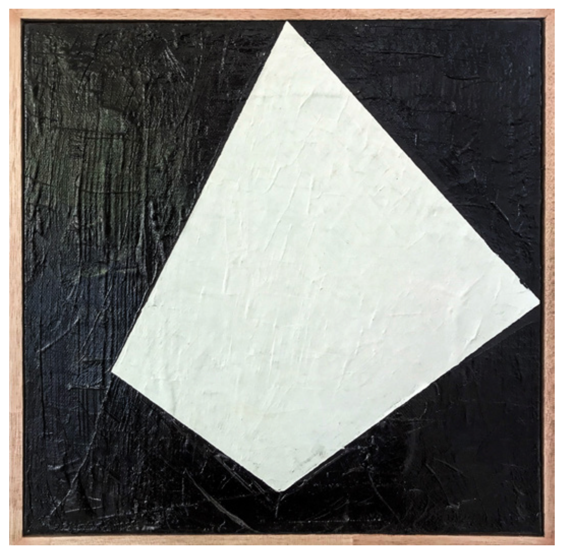WIT IN SWART MARCII MAGSON PIGMENT & ACRYLIC ON CANVAS ARTIST ORIGINAL