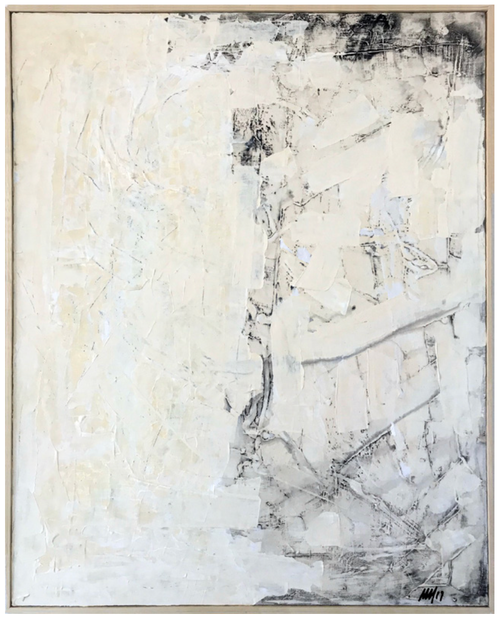 HOICK MARCII MAGSON PIGMENT & ACRYLIC ON CANVAS ARTIST ORIGINAL