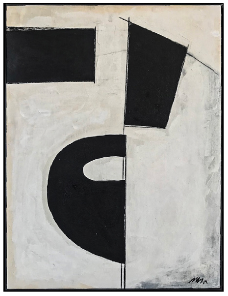 KINAESTHETIC MARCII MAGSON CHARCOAL & ACRYLIC ON CANVAS ARTIST ORIGINAL