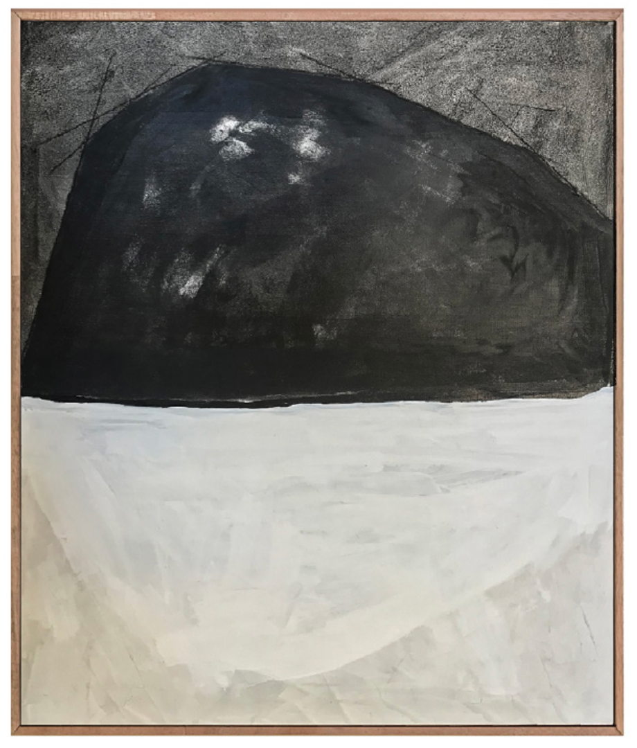 TOP OF THE MOUNTAIN MARCII MAGSON PIGMENT, CHARCOAL & ACRYLIC ON CANVAS ARTIST ORIGINAL
