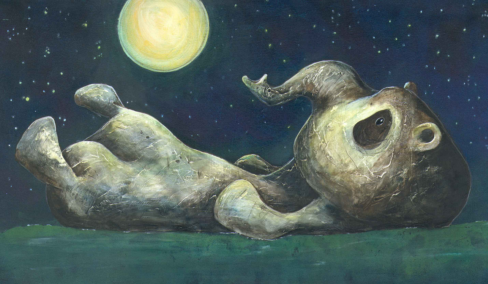 Childrens book, When elephants lived in the sea