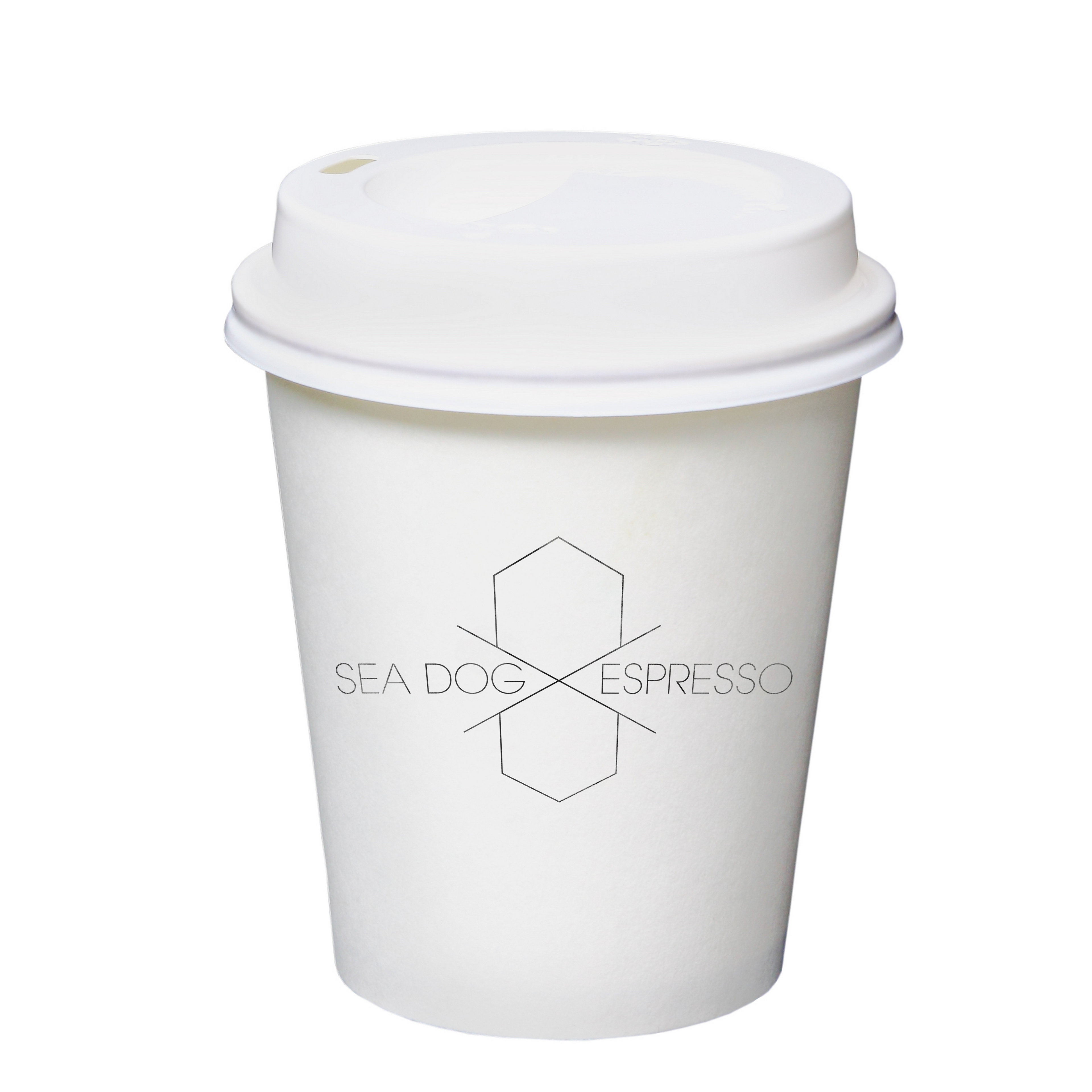 Sea Dog Espresso Cup Stamp Design