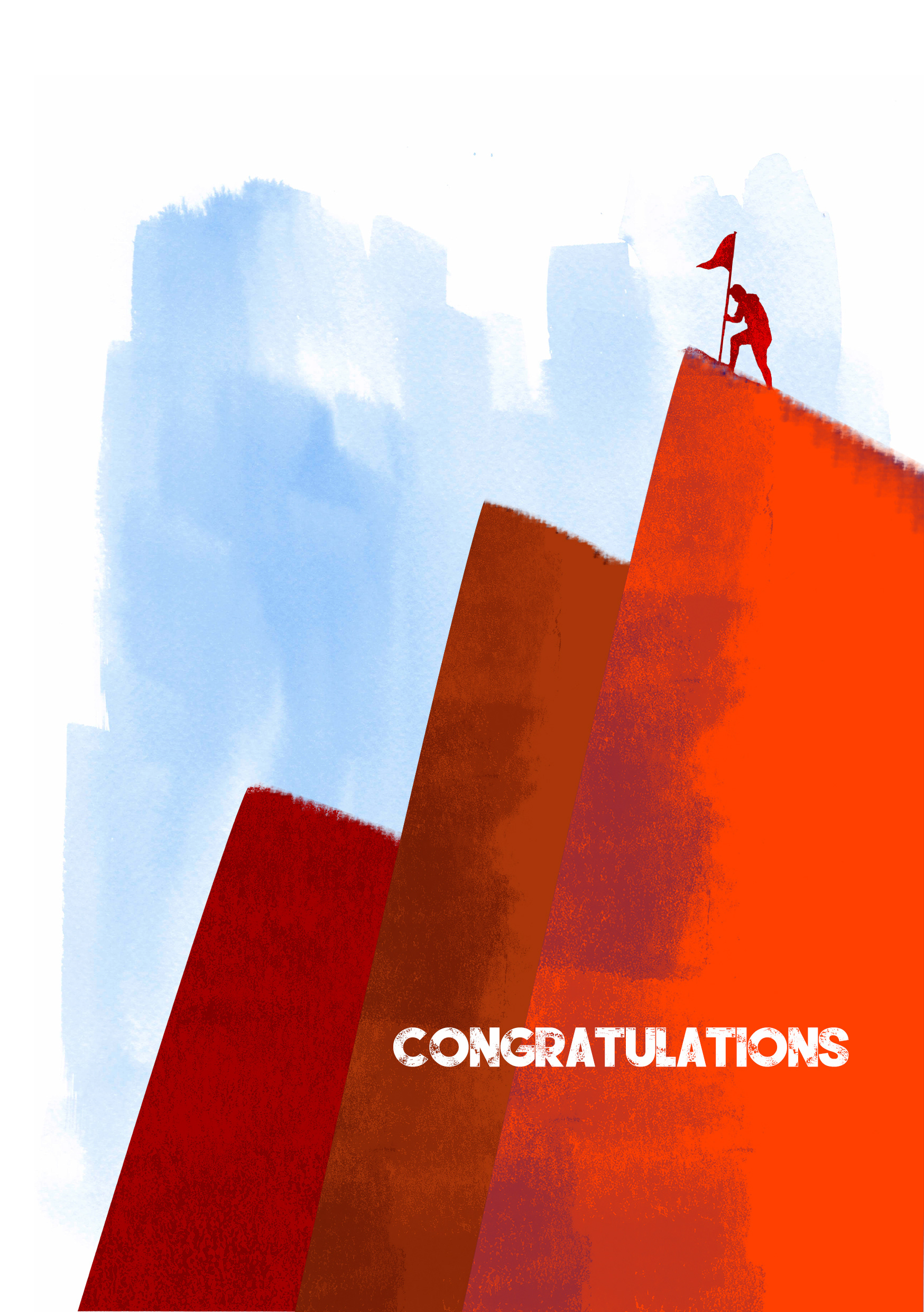 Corporate Greeting Card Illustration