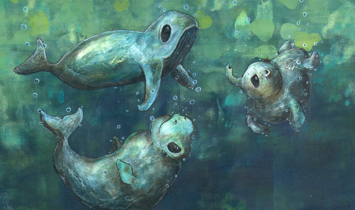 Childrens book, When elephants lived in the sea