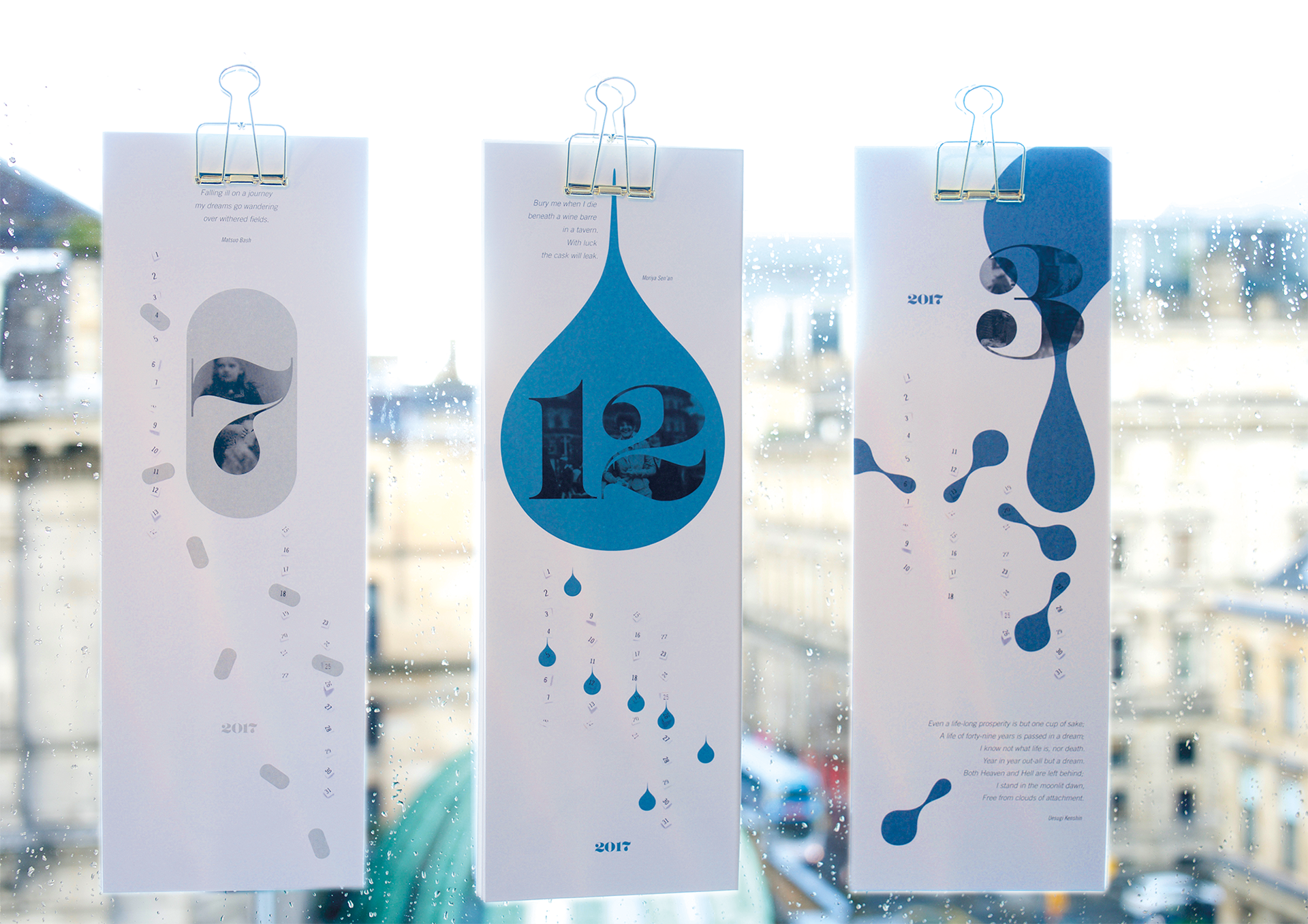 Haiku Calendar Design pages