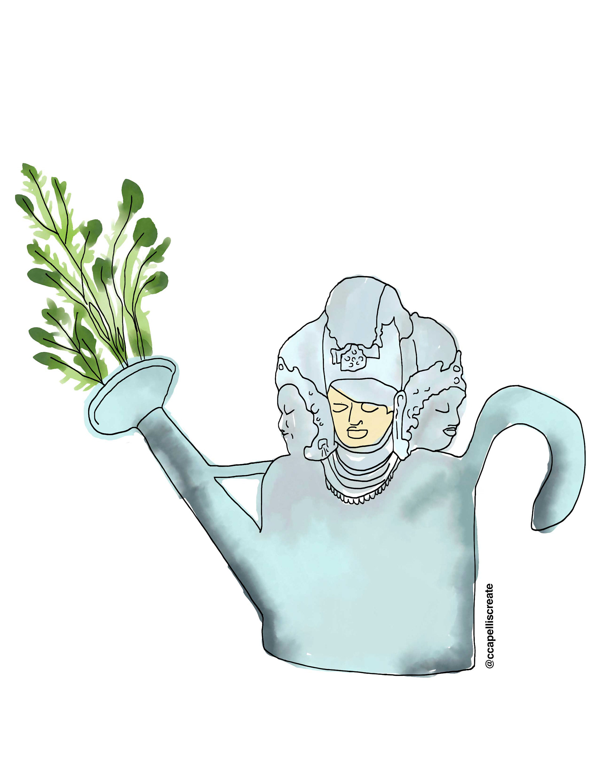 October 22 - Mumbai, Herbs, Watering Can