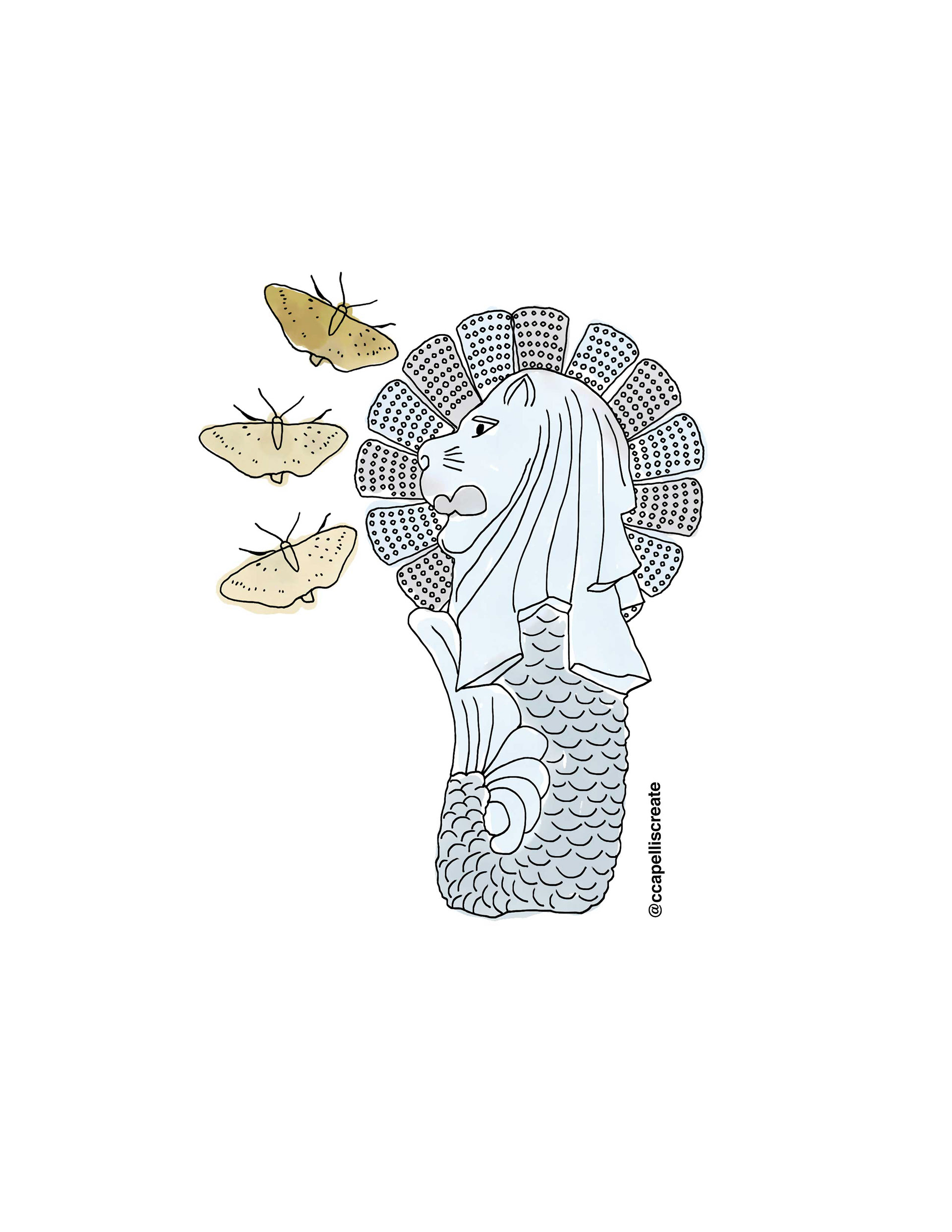 October 26 - Singapore, Utensils, Moth