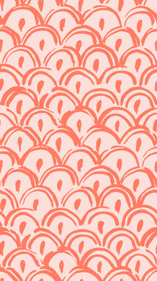 Shell geo - textile print design