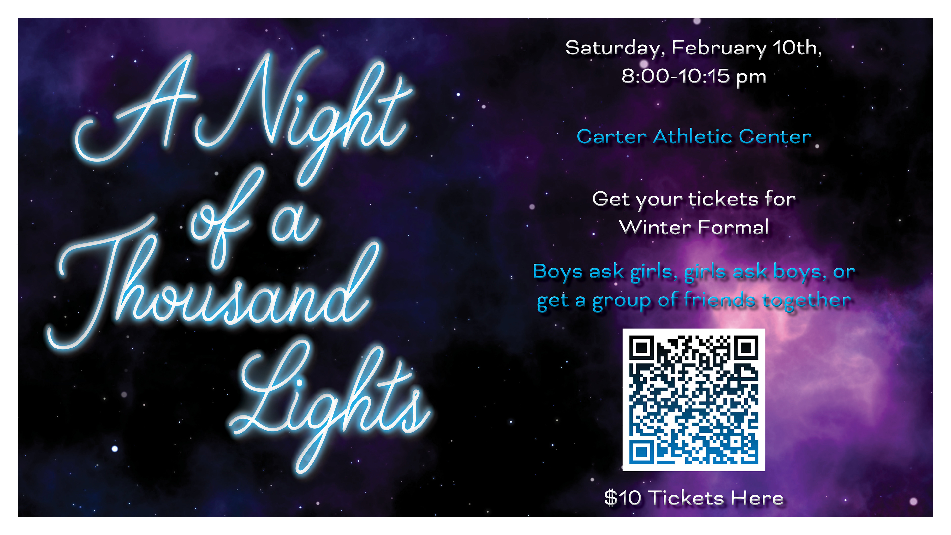 Winter Formal Big Screen Design
