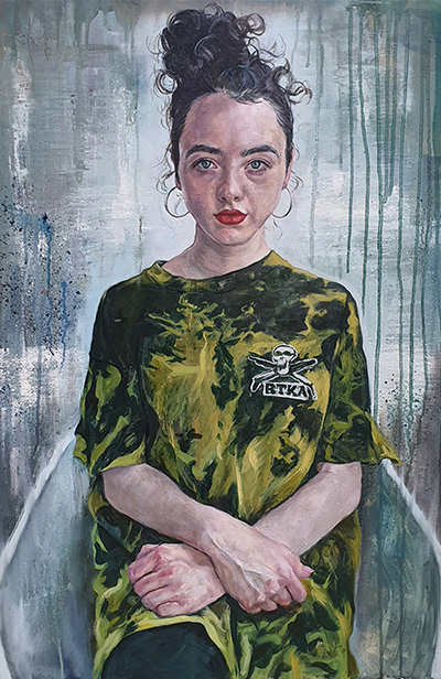 Portrait of Sophie by Manchester Portrait Artist Emma Knowles