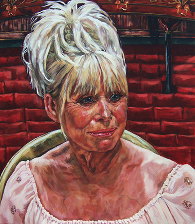 Portrait of Barbara Windsor by Emma Knowles