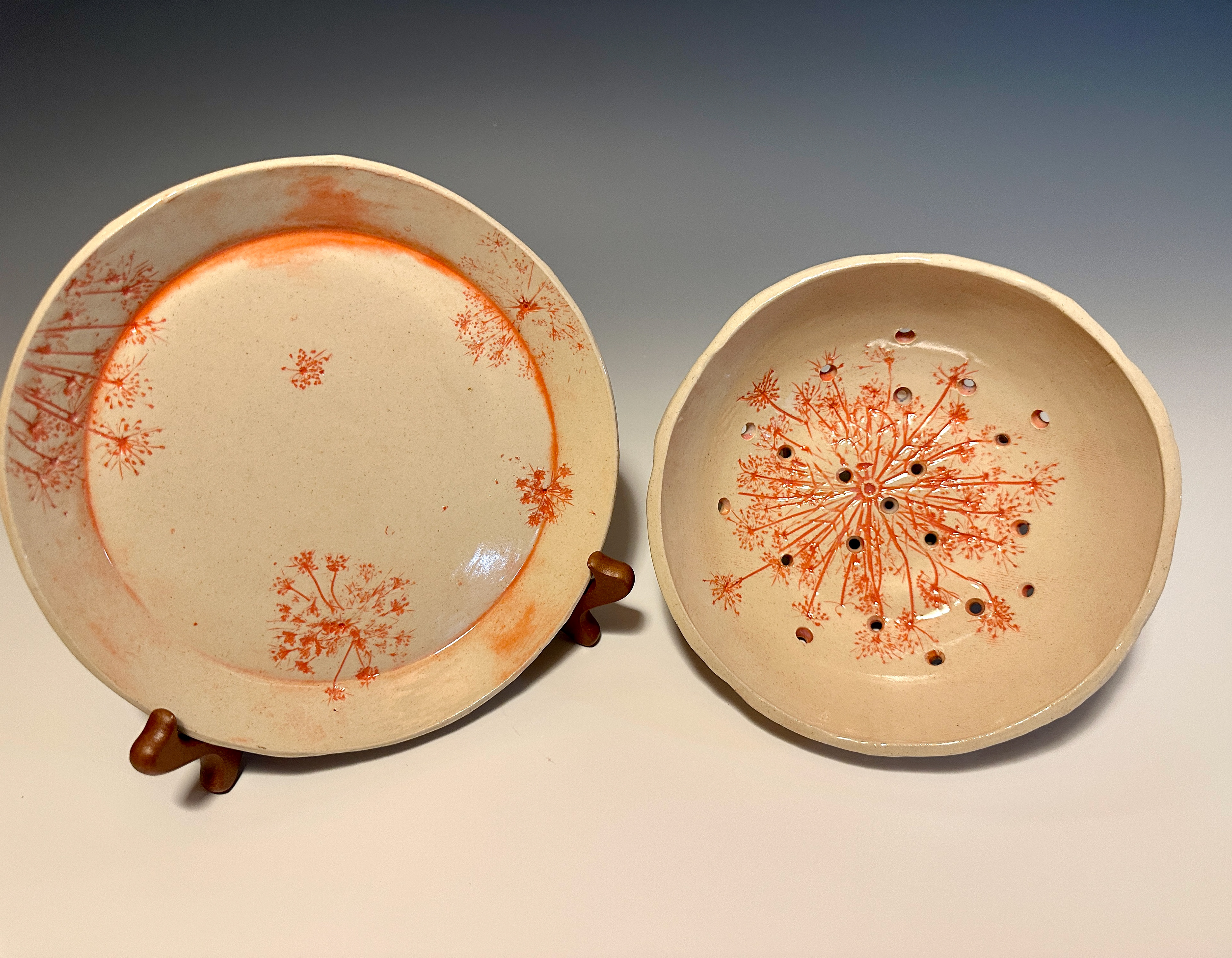 Berry Bowl with Plate