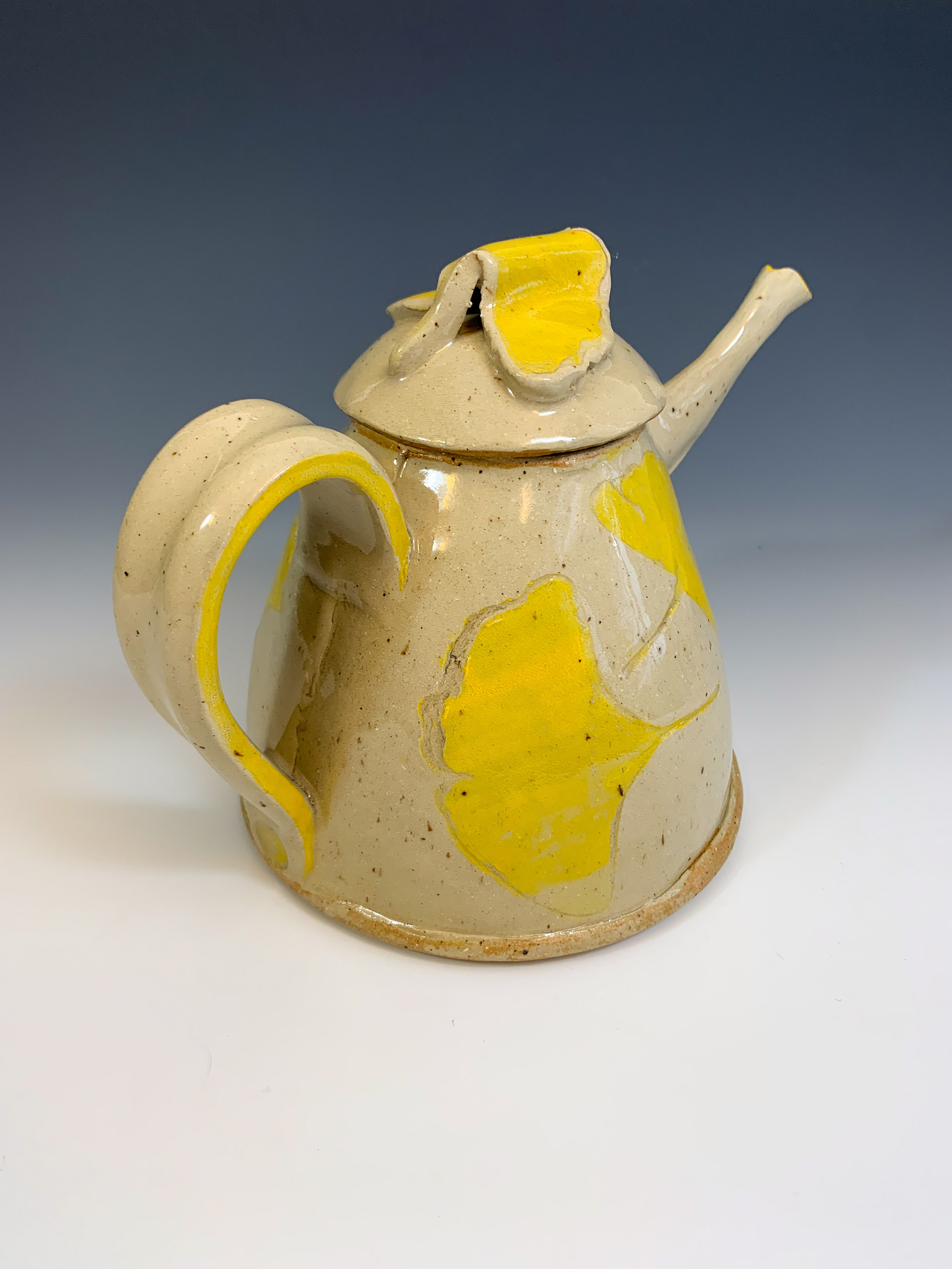 Gingko Leaf Tea Pot