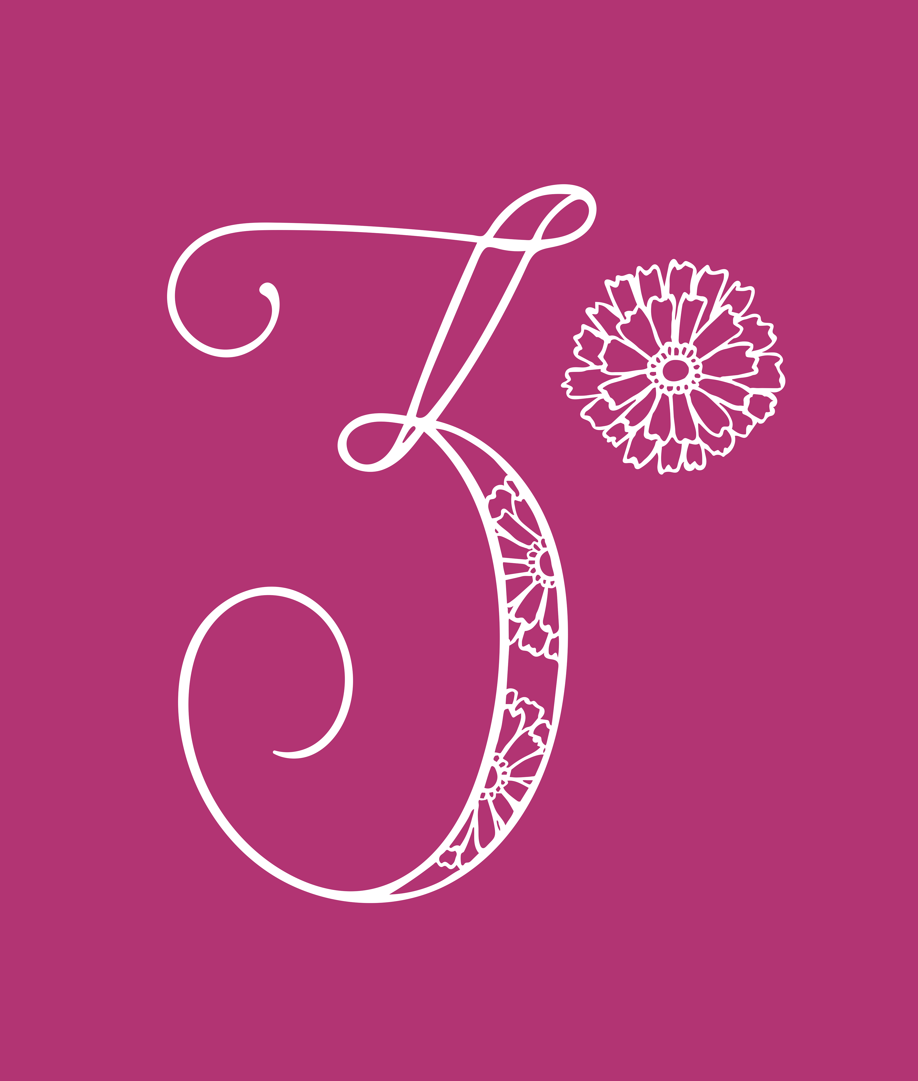 Z for Zinnia