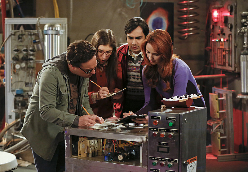 Úniková hra v seriálu Teorie velkého třesku. /The Big Bang Theory, Warner Bros. Television