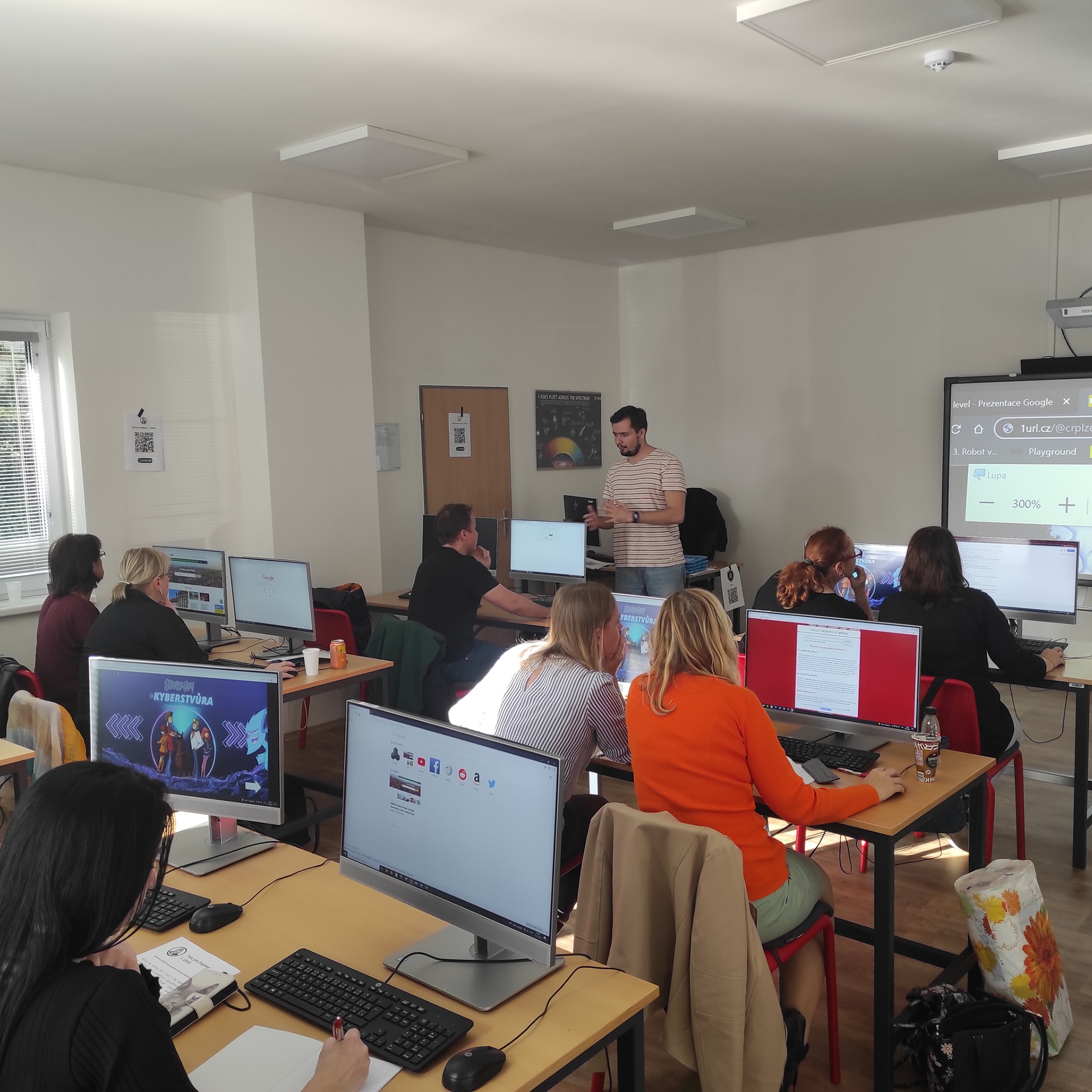 Seminář k Únikovým hrám na 2. stupni ZŠ. /centrumrobotiky.eu