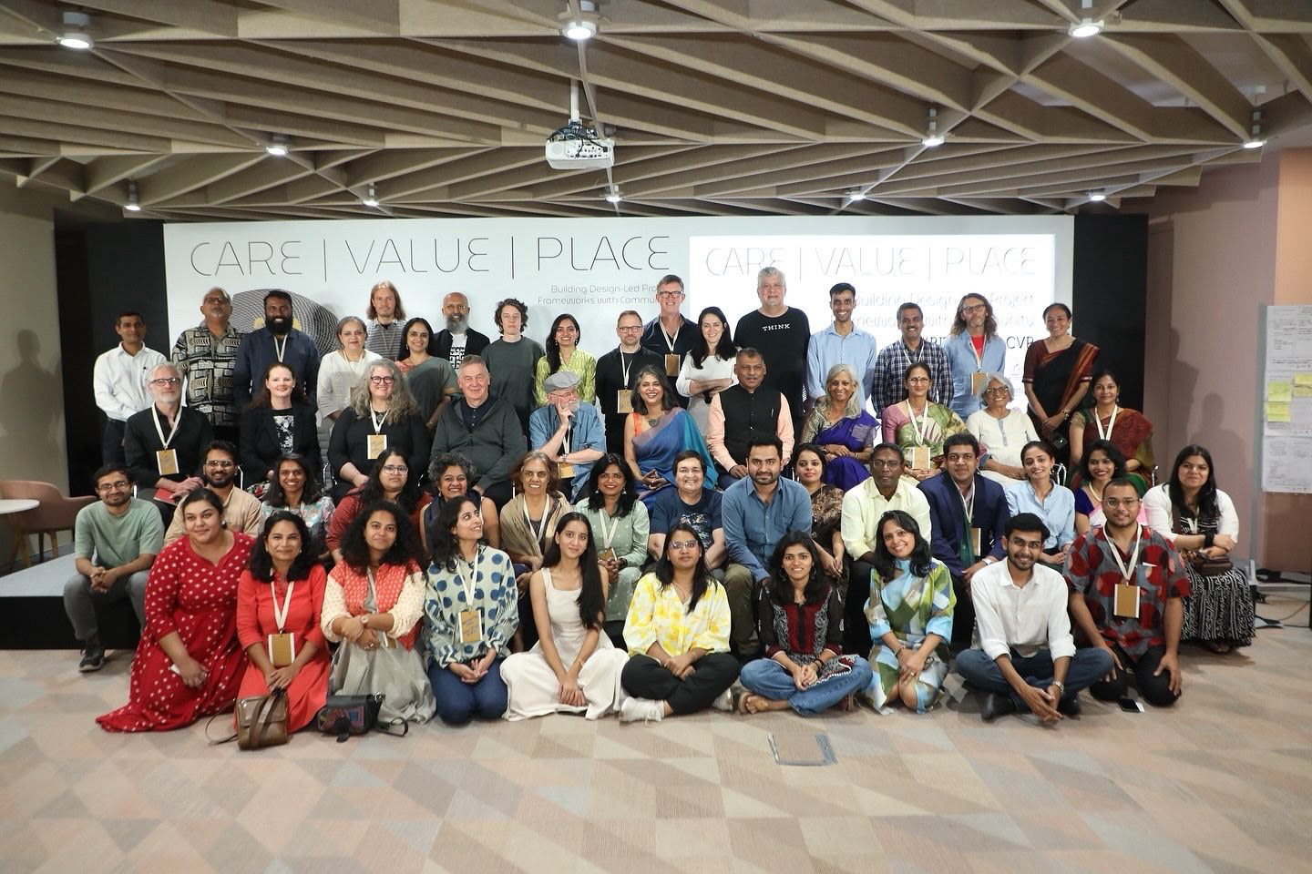 Conference Participants with the team